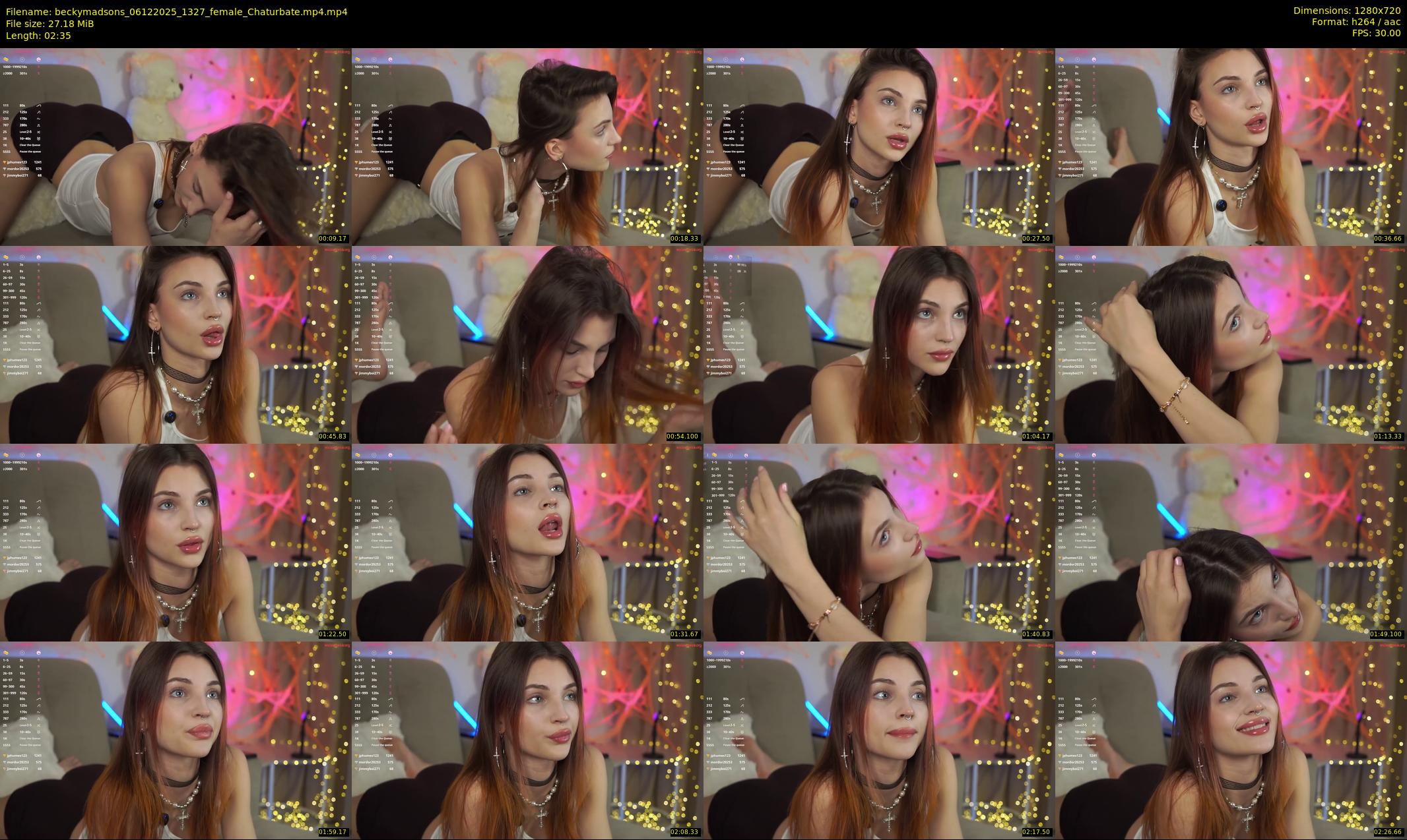 beckymadsons — 3 minute Chaturbate female cam show recording, 720p, Dec 6, 2025