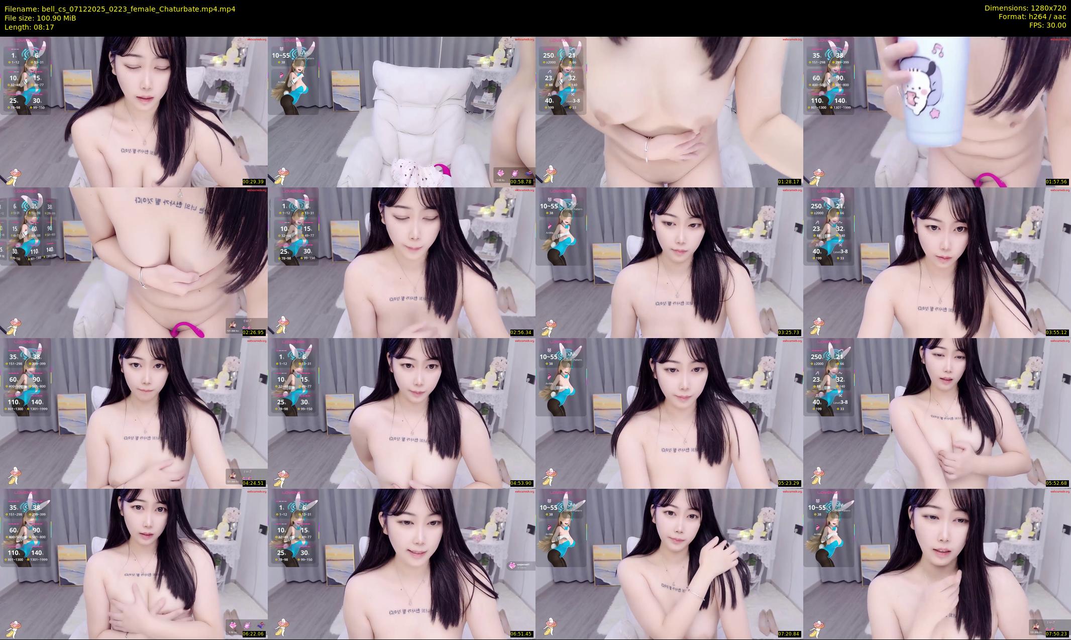 bell_cs — 9 minute Chaturbate female cam show recording, 720p, Dec 7, 2025
