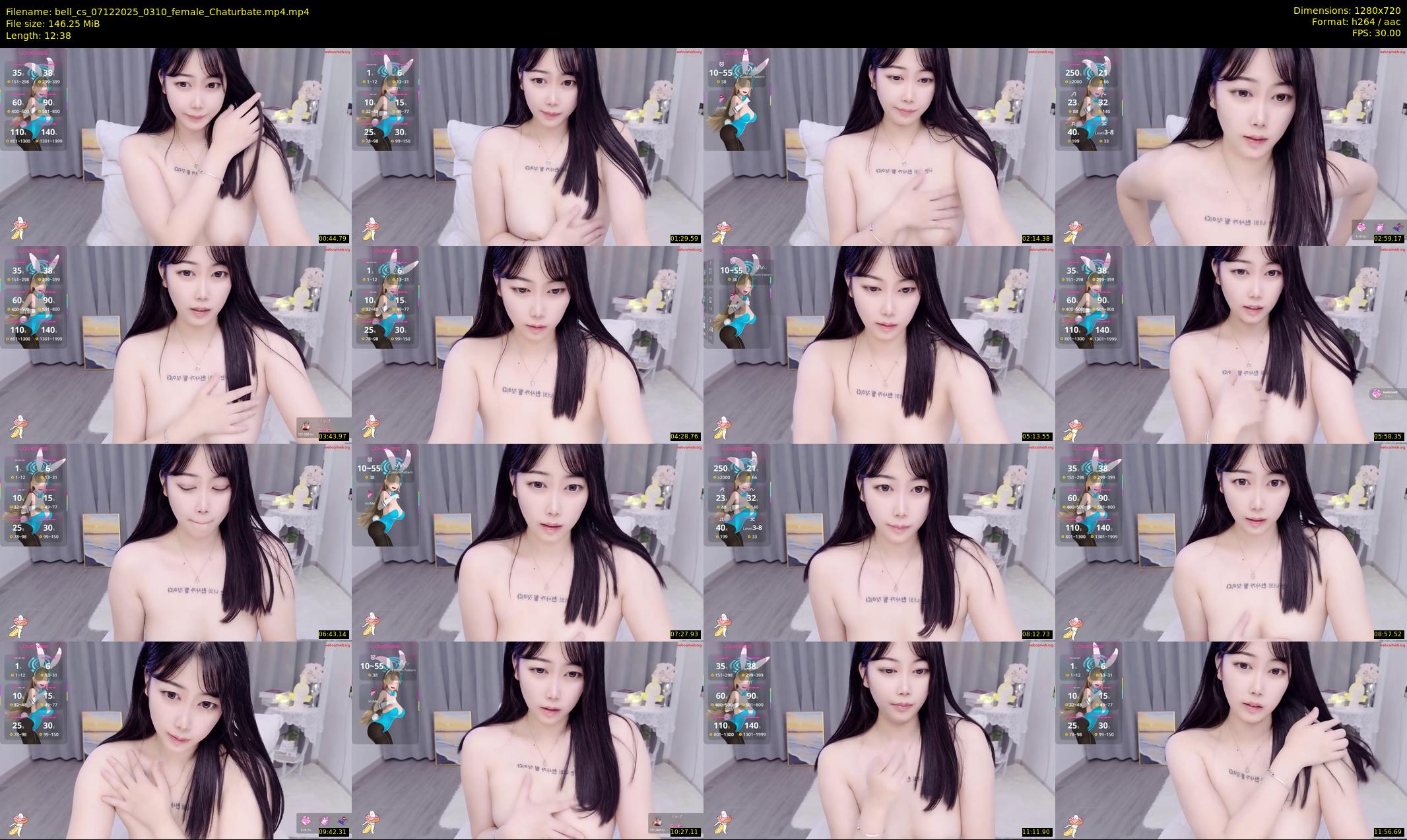 bell_cs — 13 minute Chaturbate female cam show recording, 720p, Dec 7, 2025
