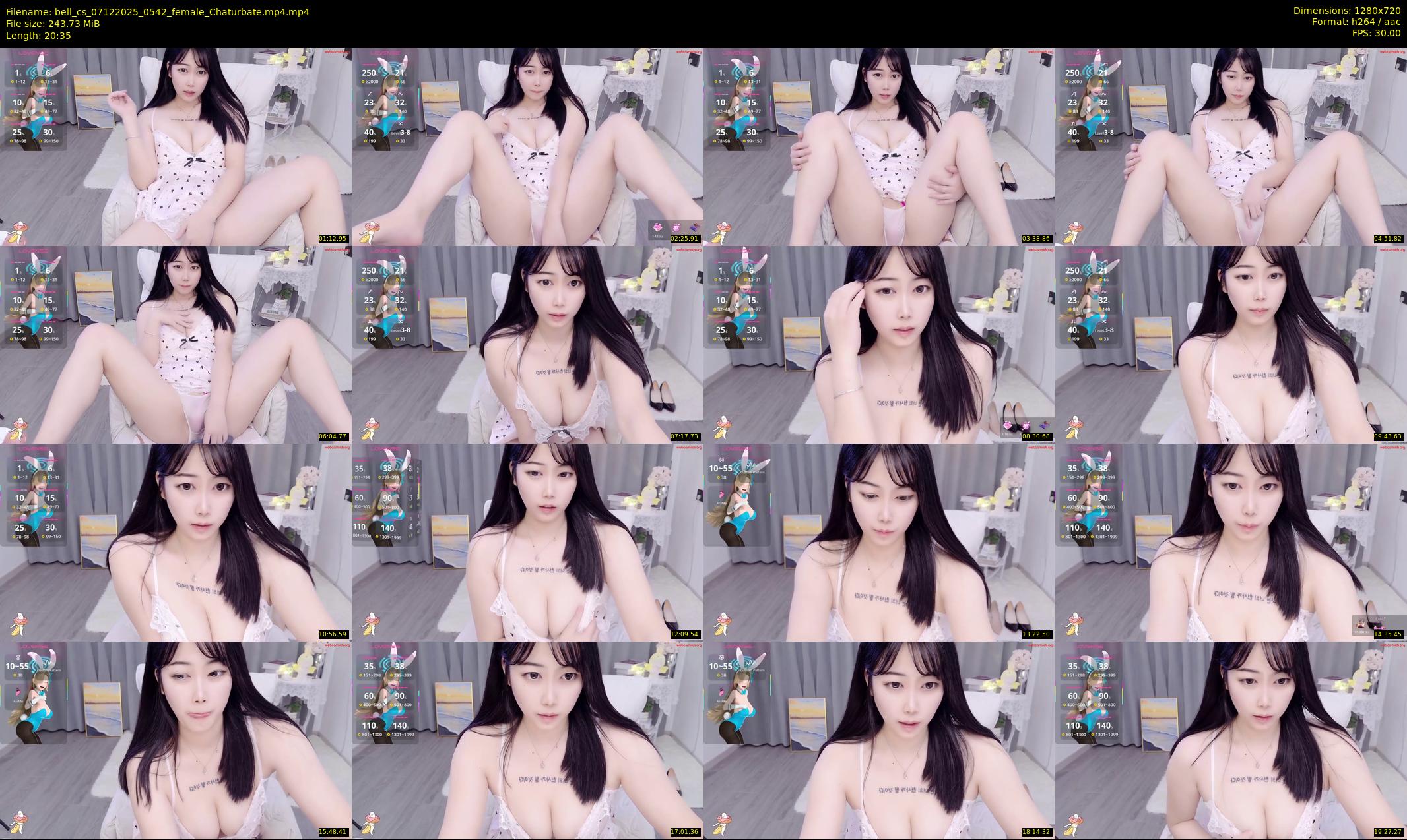 bell_cs — 21 minute Chaturbate female cam show recording, 720p, Dec 7, 2025