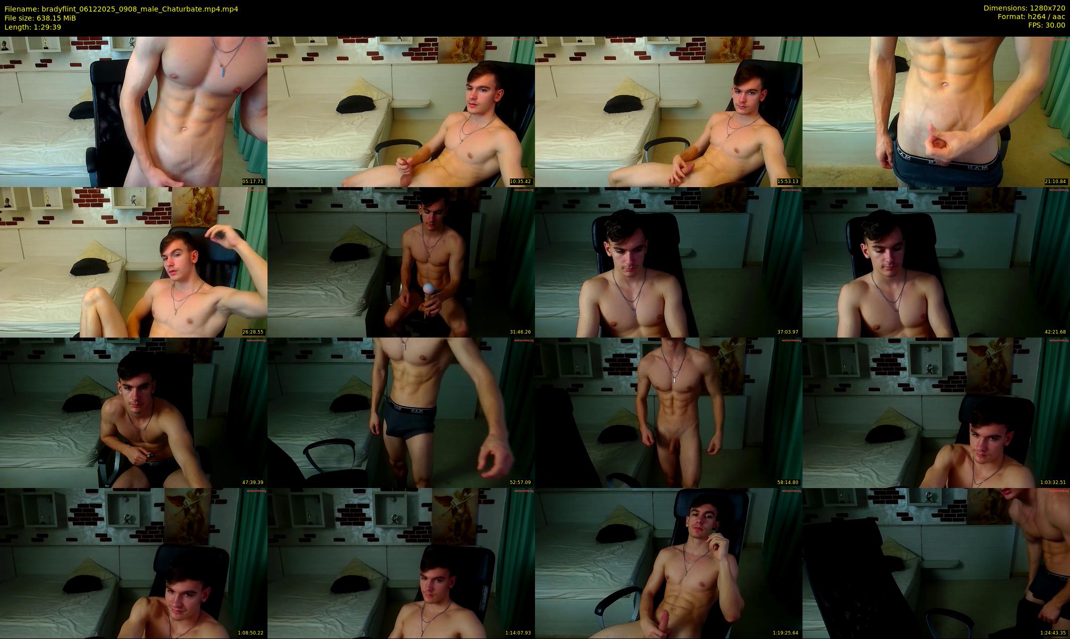 bradyflint — 90 minute Chaturbate male cam show recording, 720p, Dec 6, 2025