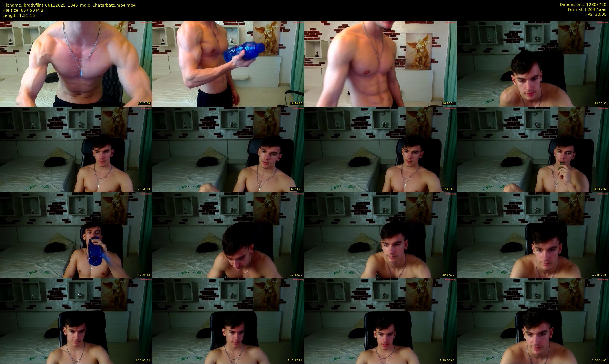 bradyflint — 92 minute Chaturbate male cam show recording, 720p, Dec 6, 2025