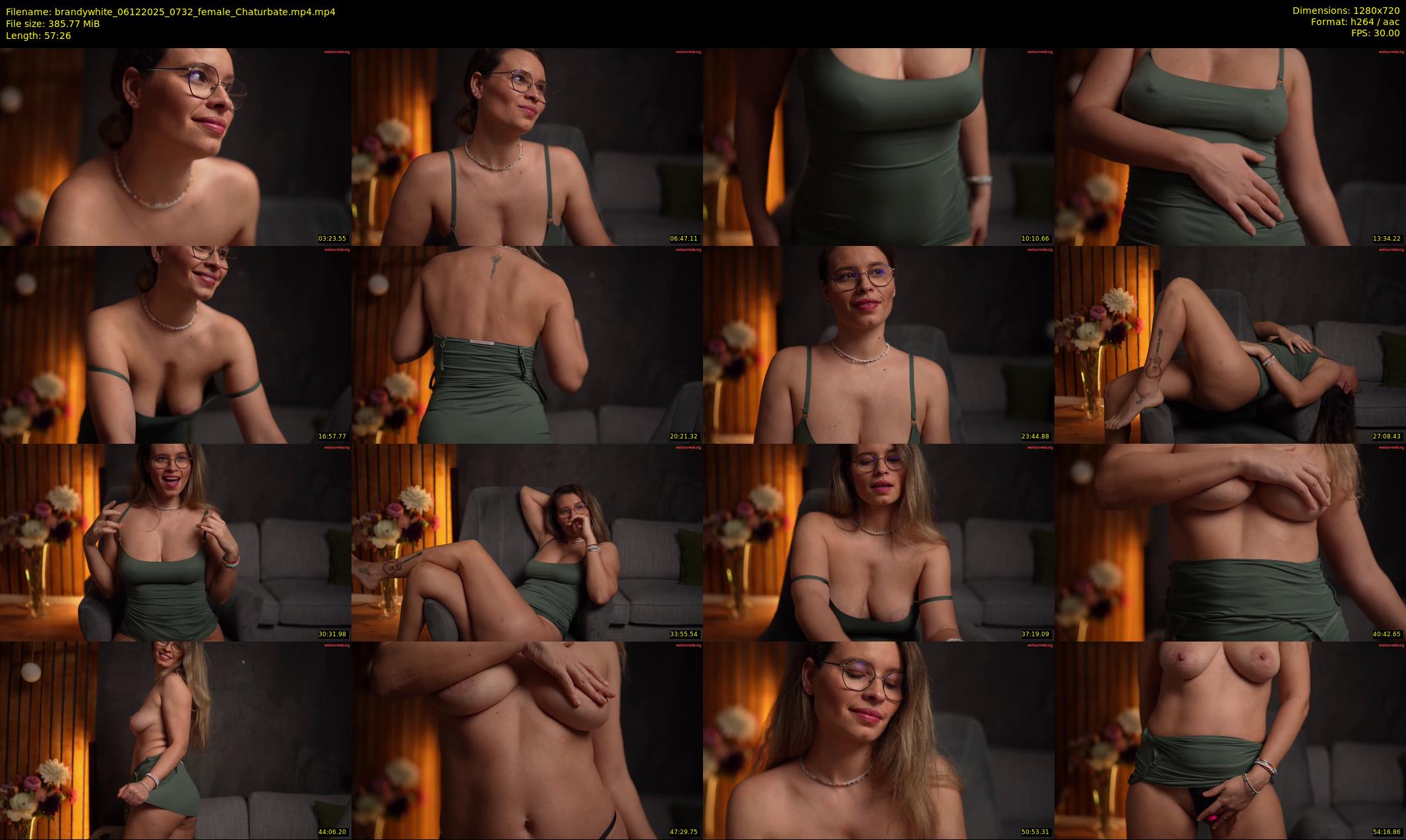 brandywhite — 58 minute Chaturbate female cam show recording, 720p, Dec 6, 2025