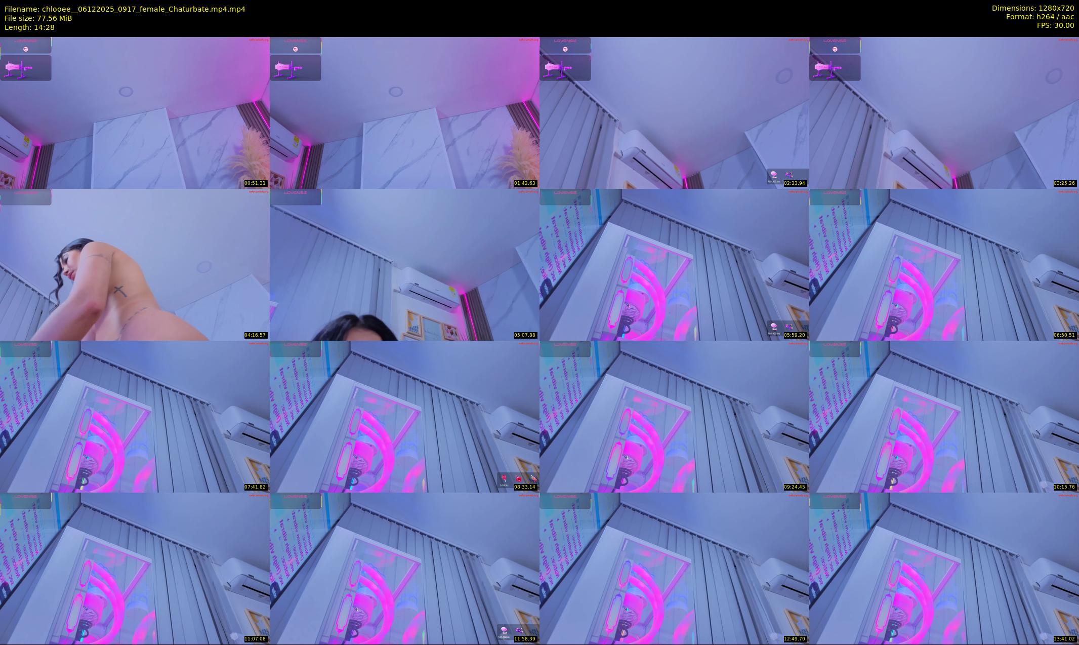 chlooee_ — 15 minute Chaturbate female cam show recording, 720p, Dec 6, 2025