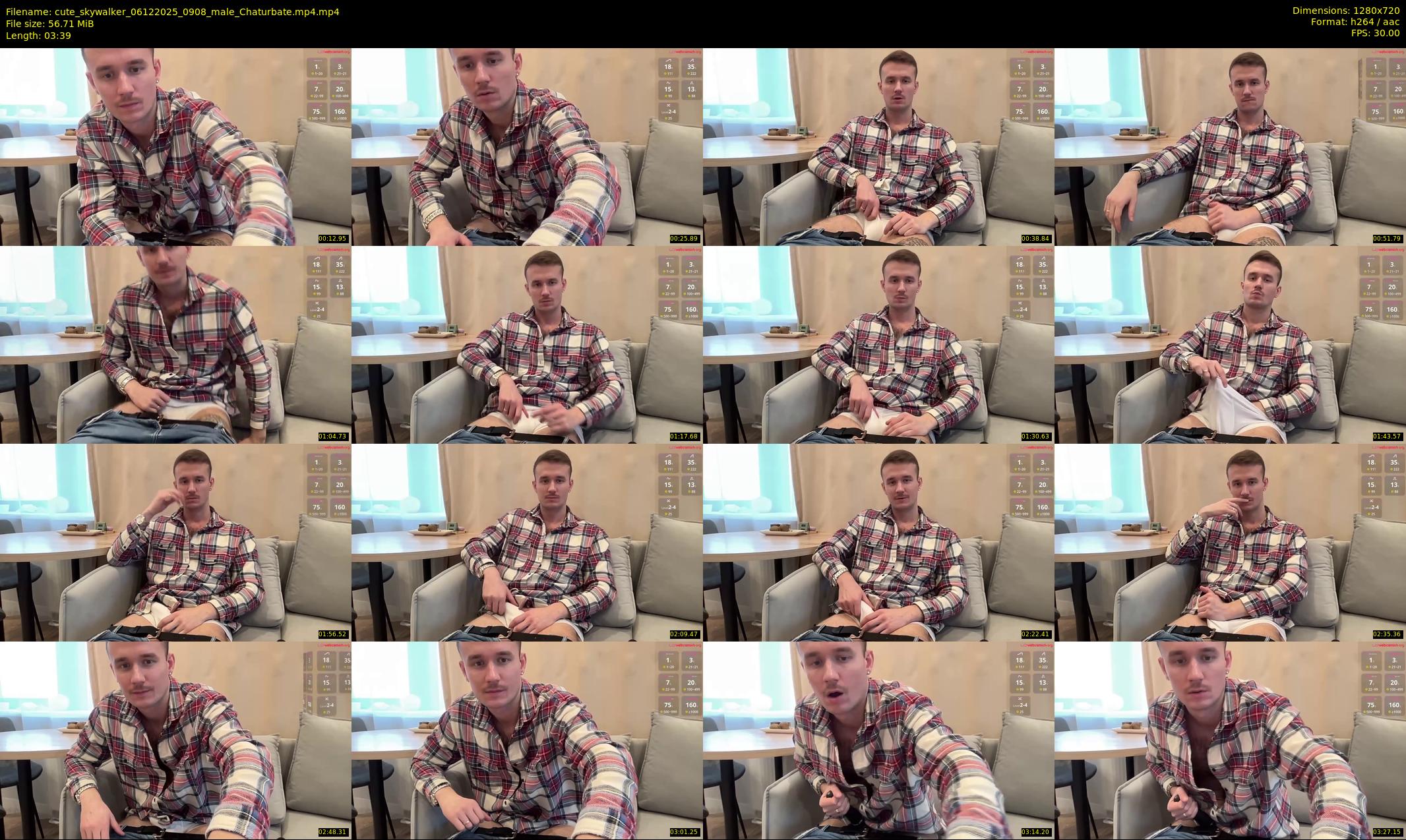 cute_skywalker — 4 minute Chaturbate male cam show recording, 720p, Dec 6, 2025