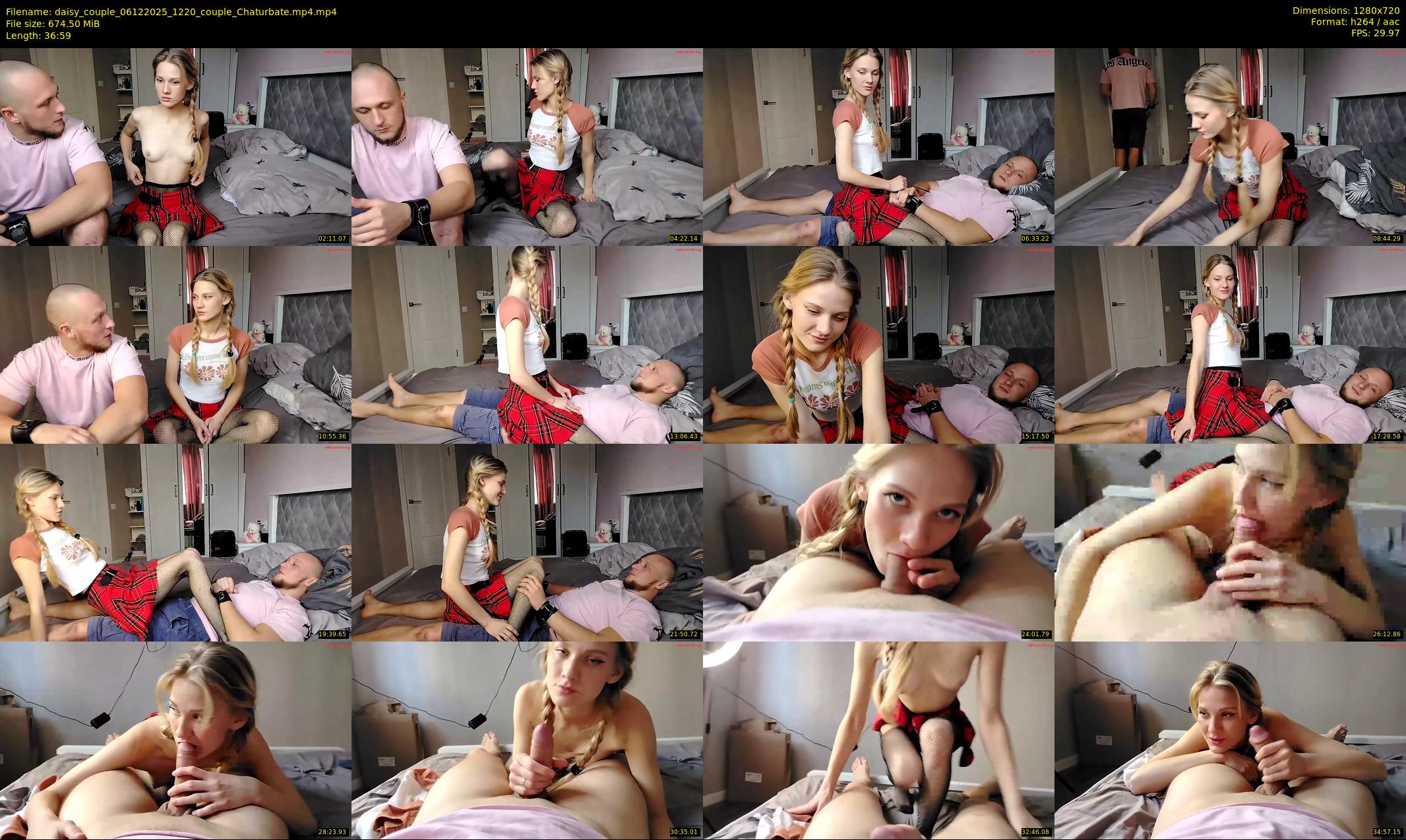 daisy_couple — 37 minute Chaturbate couple cam show recording, 720p, Dec 6, 2025
