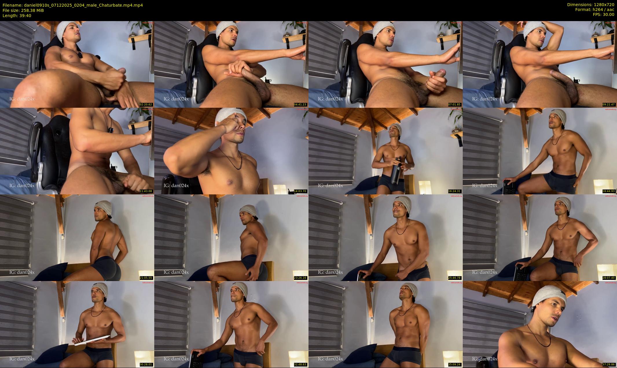 daniel0910s — 40 minute Chaturbate male cam show recording, 720p, Dec 7, 2025