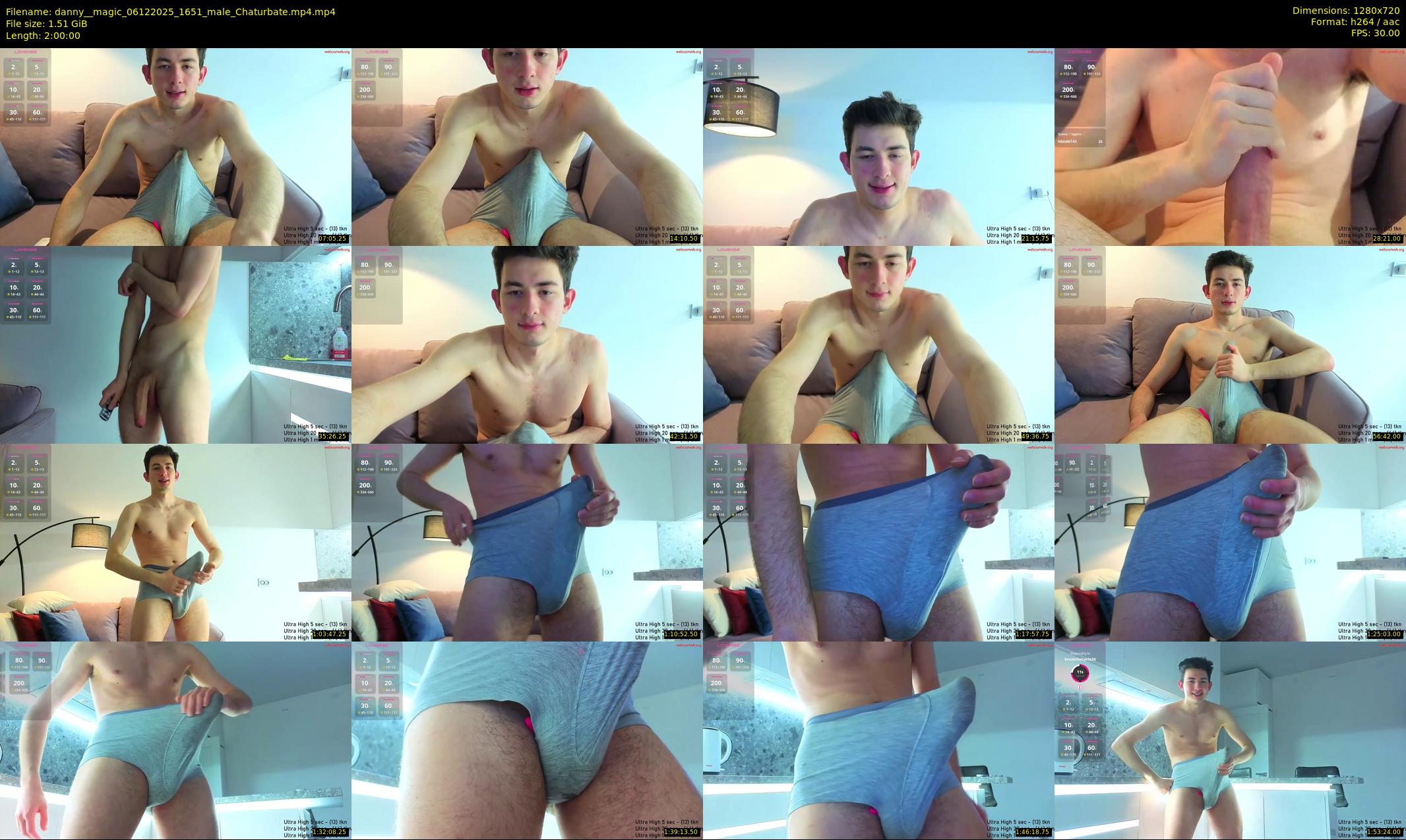 danny__magic — 120 minute Chaturbate male cam show recording, 720p, Dec 6, 2025