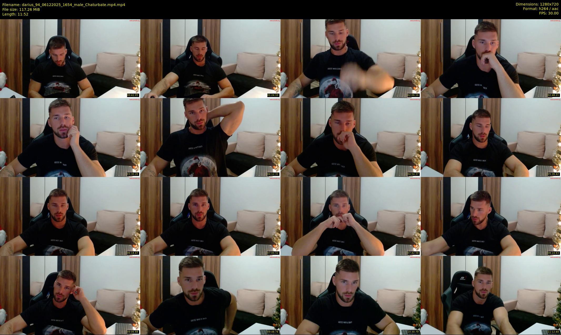 darius_94 — 12 minute Chaturbate male cam show recording, 720p, Dec 6, 2025