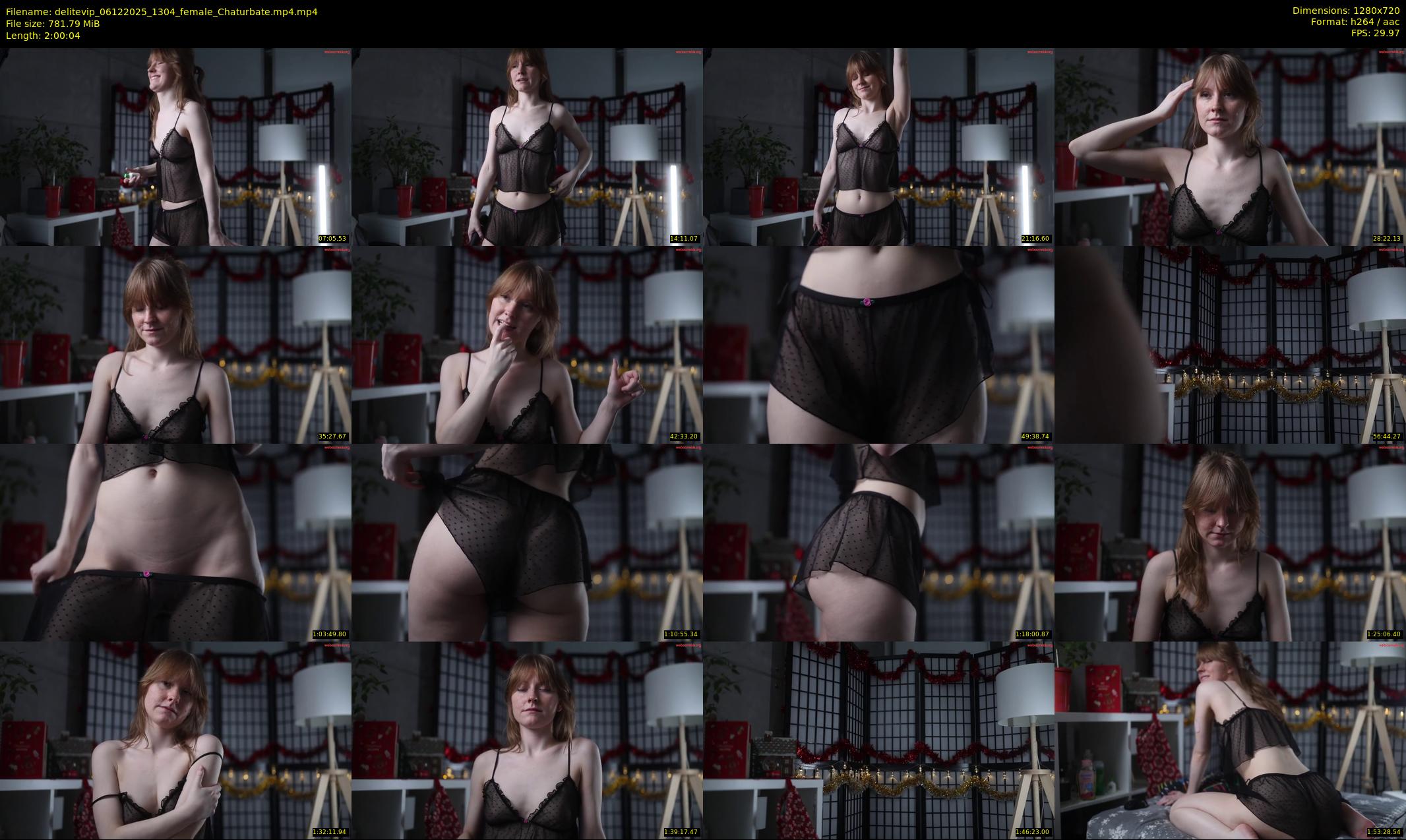 delitevip — 121 minute Chaturbate female cam show recording, 720p, Dec 6, 2025