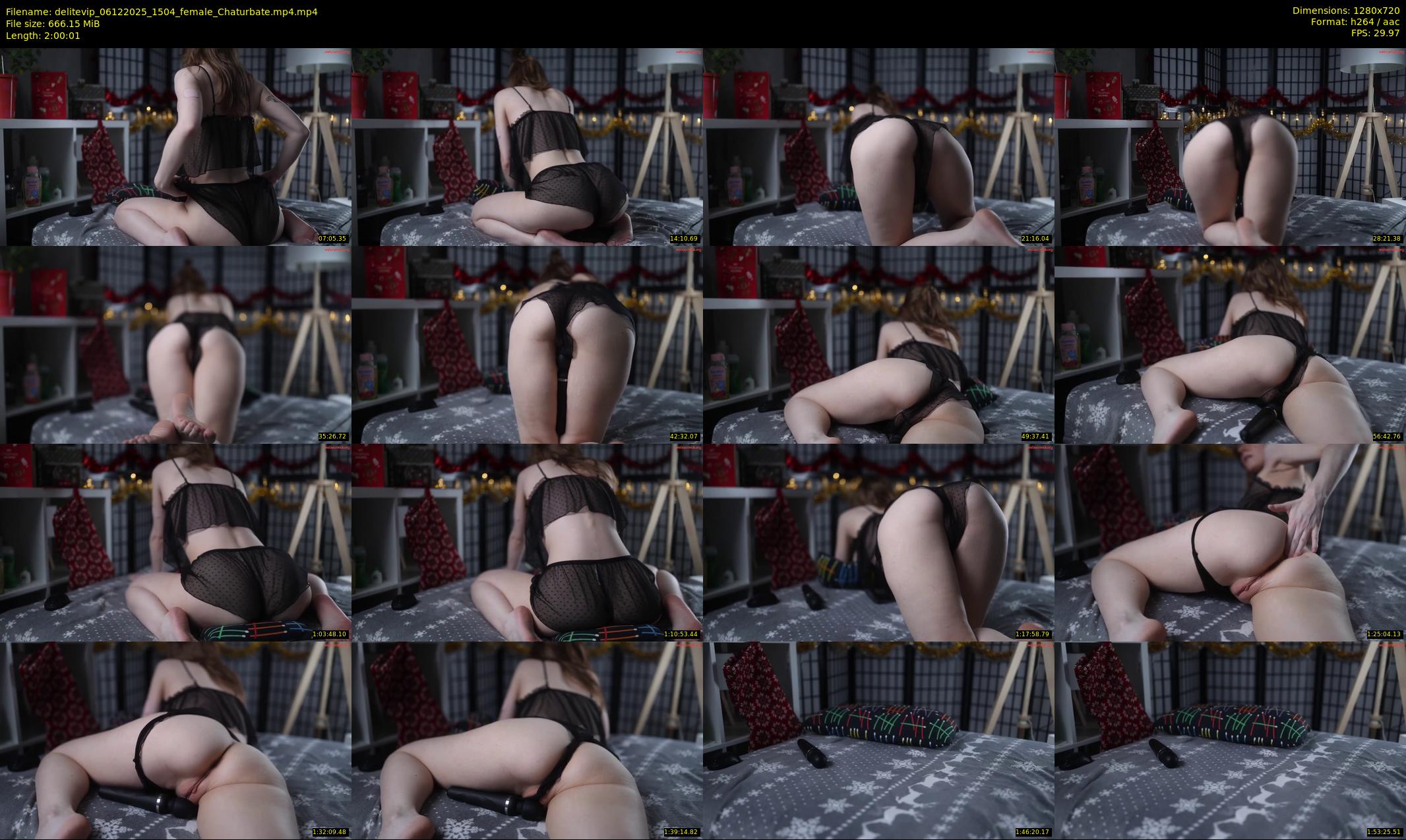 delitevip — 121 minute Chaturbate female cam show recording, 720p, Dec 6, 2025