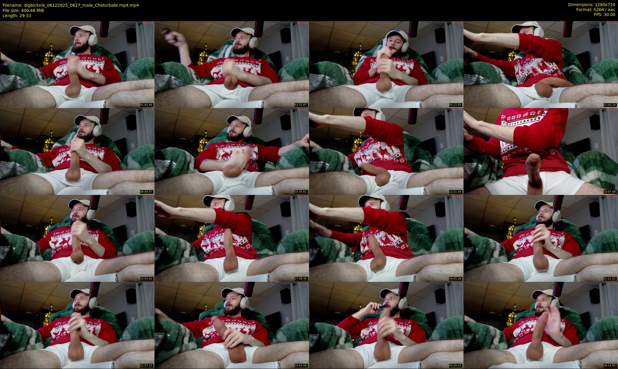 digbicknik — 30 minute Chaturbate male cam show recording, 720p, Dec 6, 2025