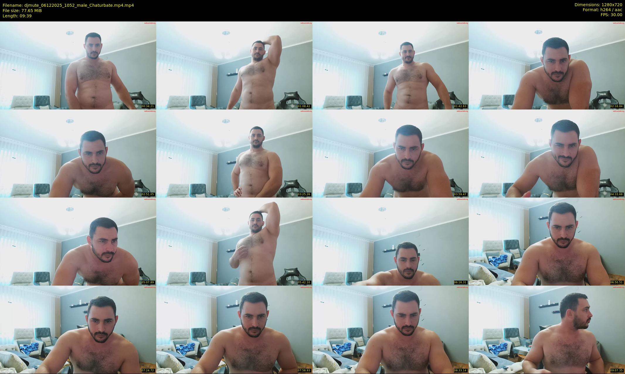 djmute — 10 minute Chaturbate male cam show recording, 720p, Dec 6, 2025