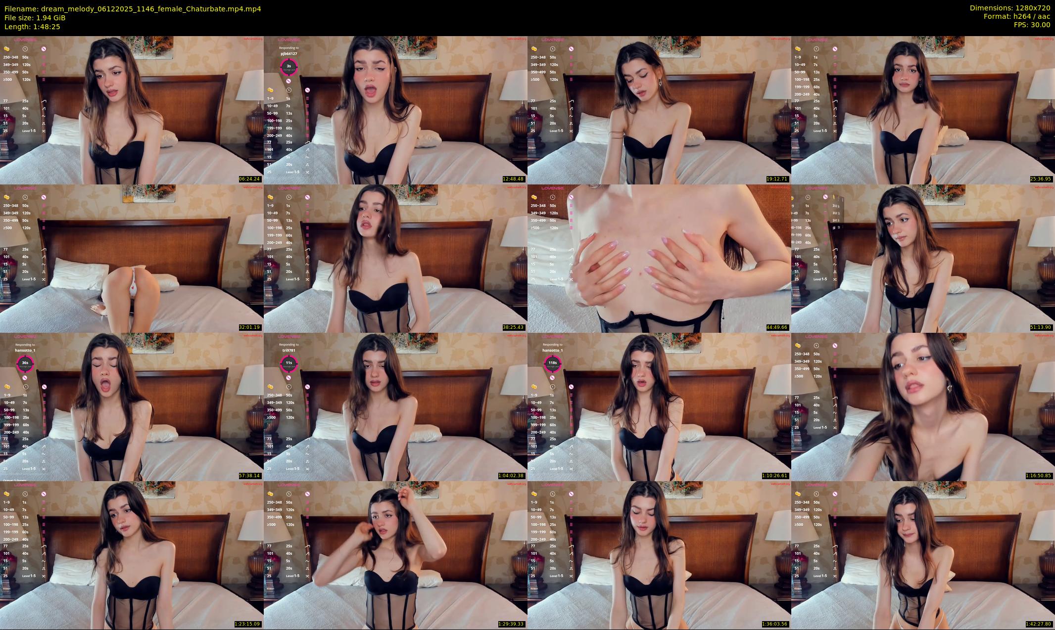 dream_melody — 109 minute Chaturbate female cam show recording, 720p, Dec 6, 2025