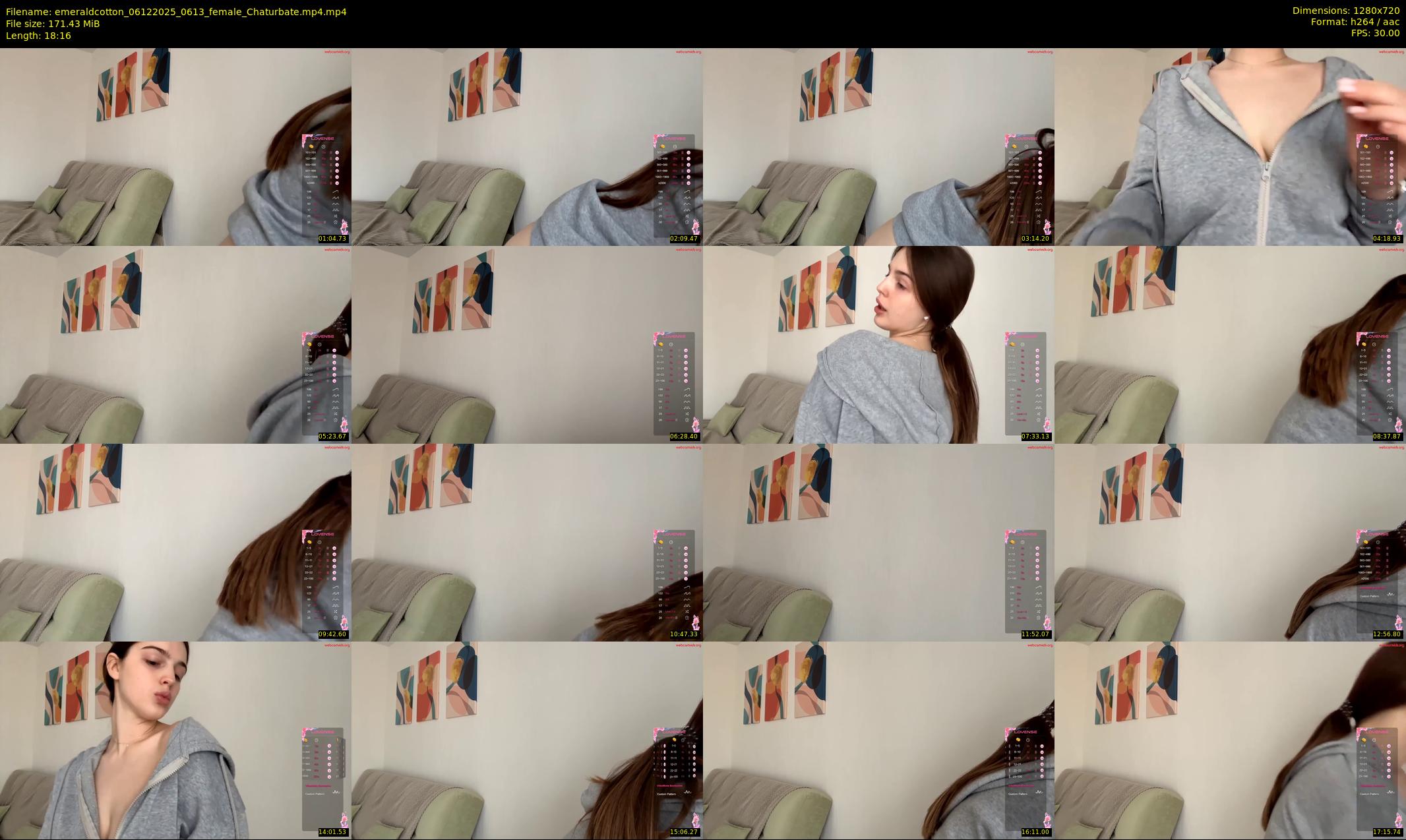 emeraldcotton — 19 minute Chaturbate female cam show recording, 720p, Dec 6, 2025