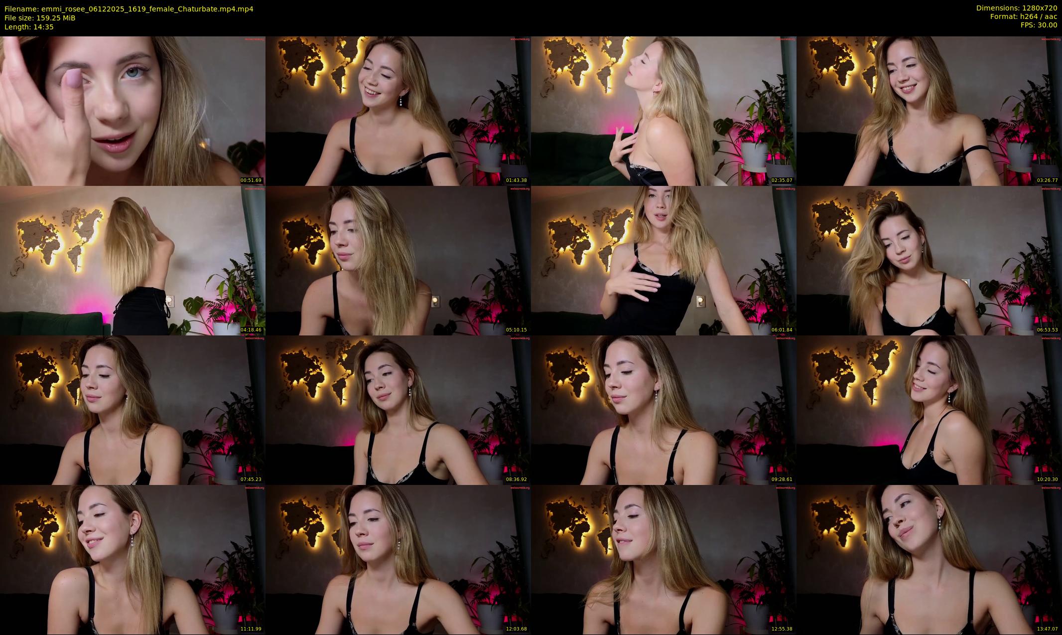 emmi_rosee — 15 minute Chaturbate female cam show recording, 720p, Dec 6, 2025