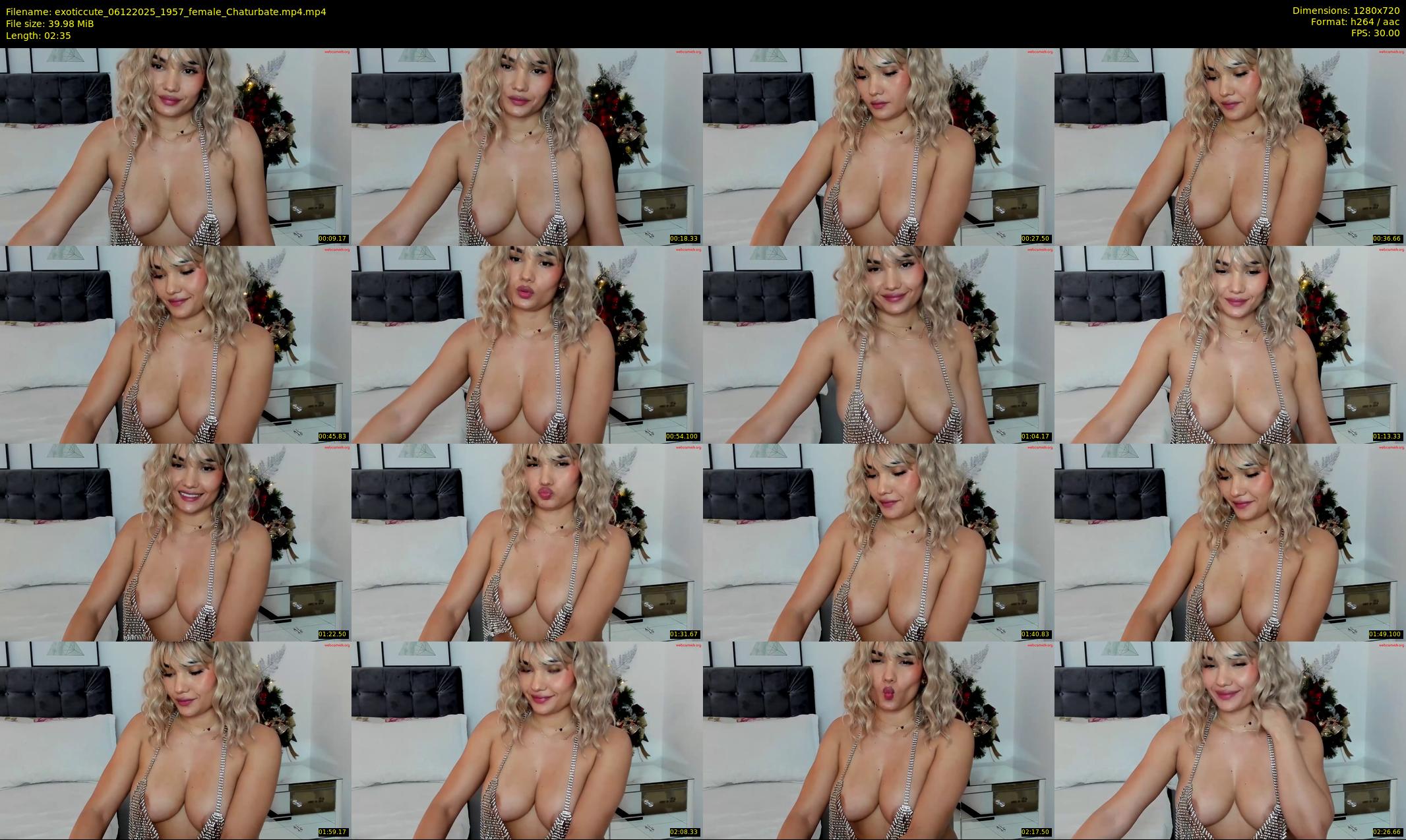 exoticcute — 3 minute Chaturbate female cam show recording, 720p, Dec 6, 2025