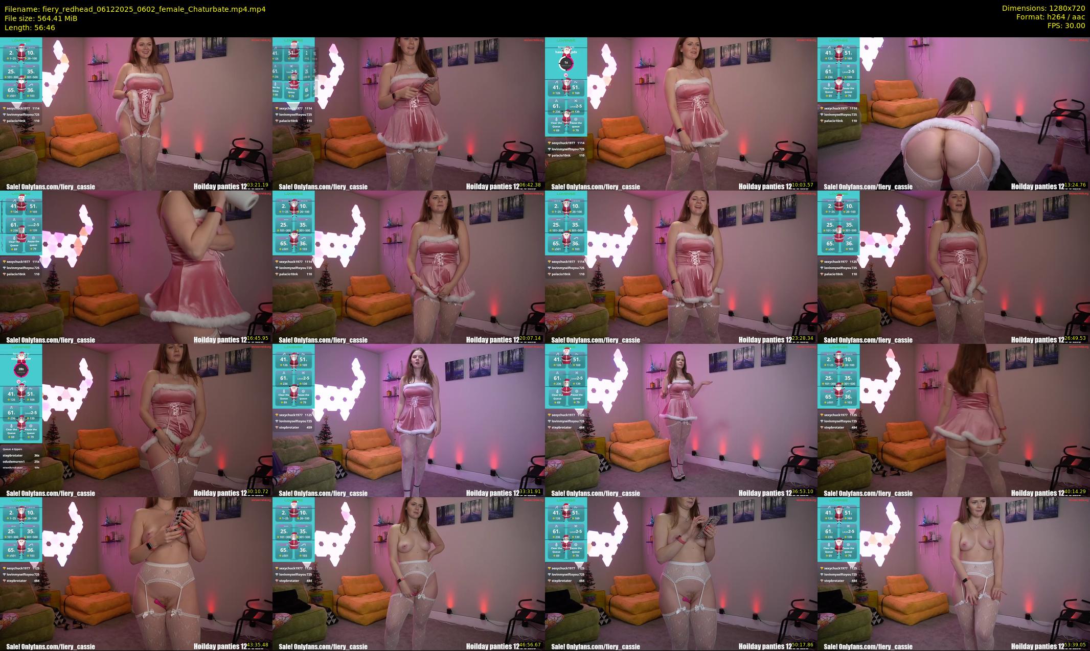 fiery_redhead — 57 minute Chaturbate female cam show recording, 720p, Dec 6, 2025