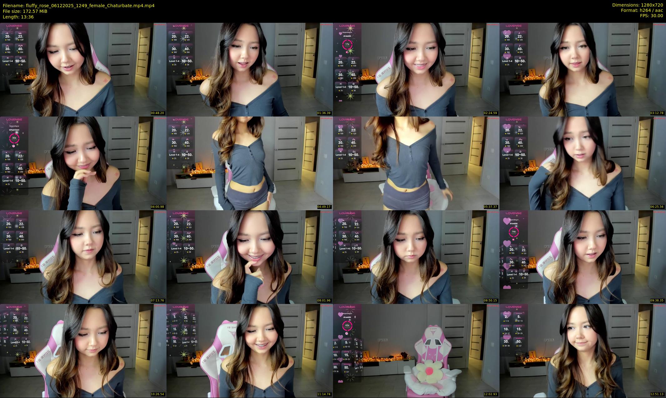 fluffy_rose — 14 minute Chaturbate female cam show recording, 720p, Dec 6, 2025