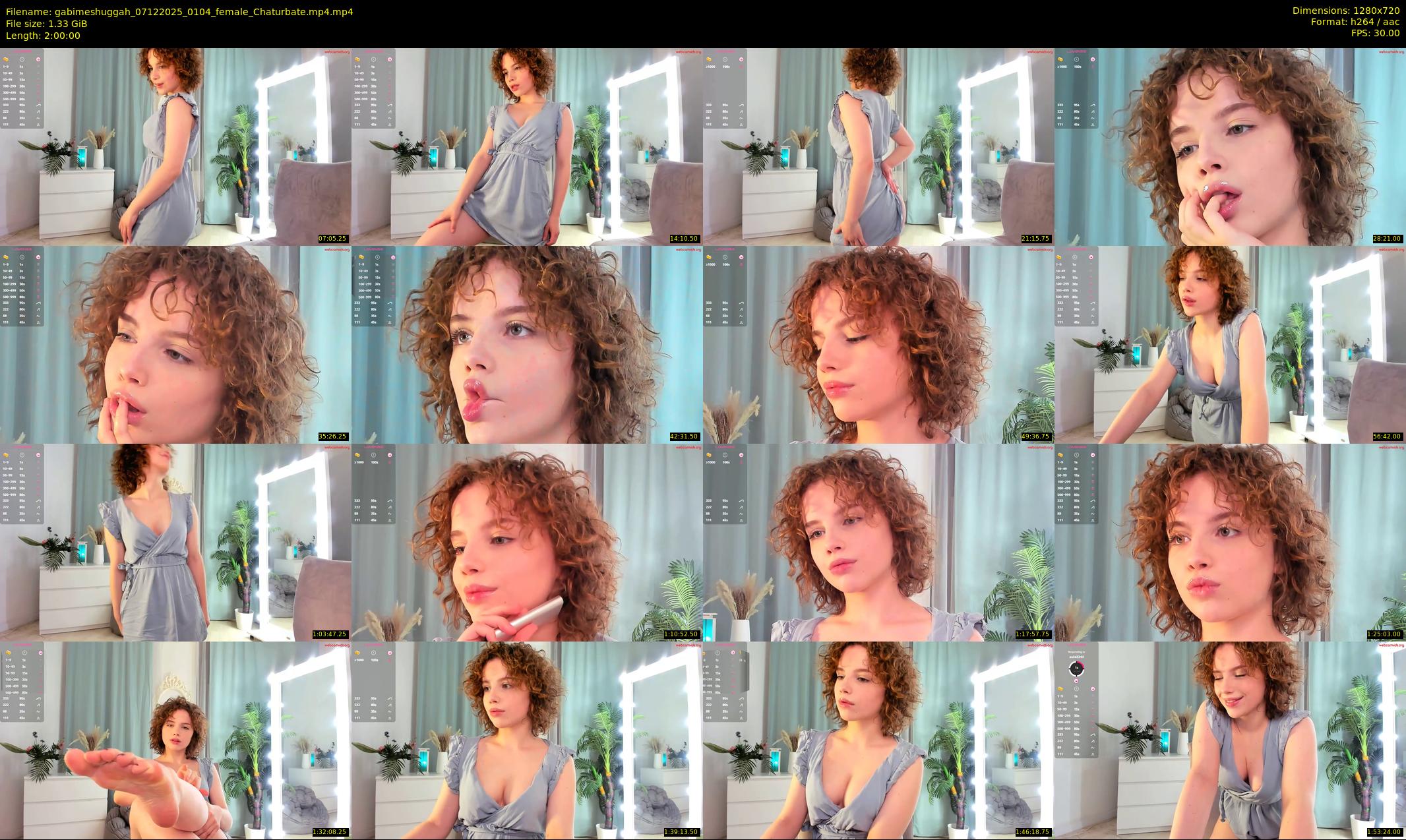 gabimeshuggah — 120 minute Chaturbate female cam show recording, 720p, Dec 7, 2025