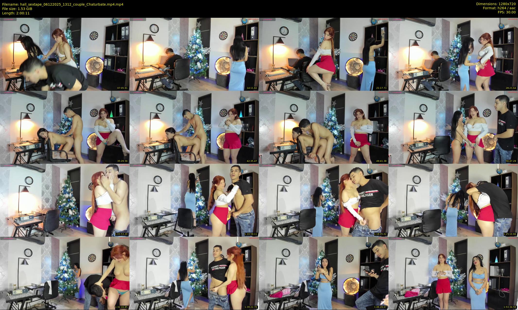hall_sextape — 121 minute Chaturbate couple cam show recording, 720p, Dec 6, 2025