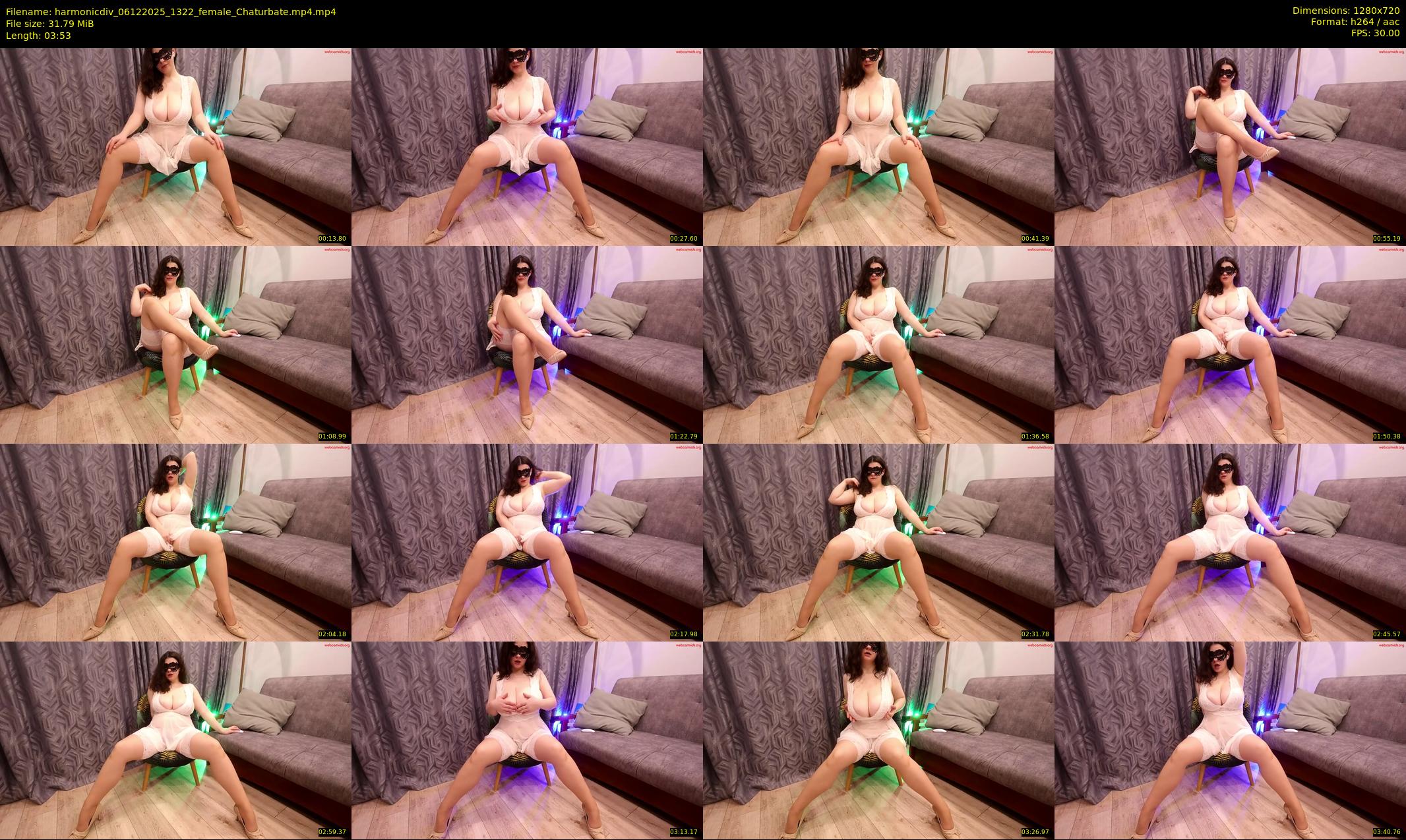 harmonicdiv — 4 minute Chaturbate female cam show recording, 720p, Dec 6, 2025