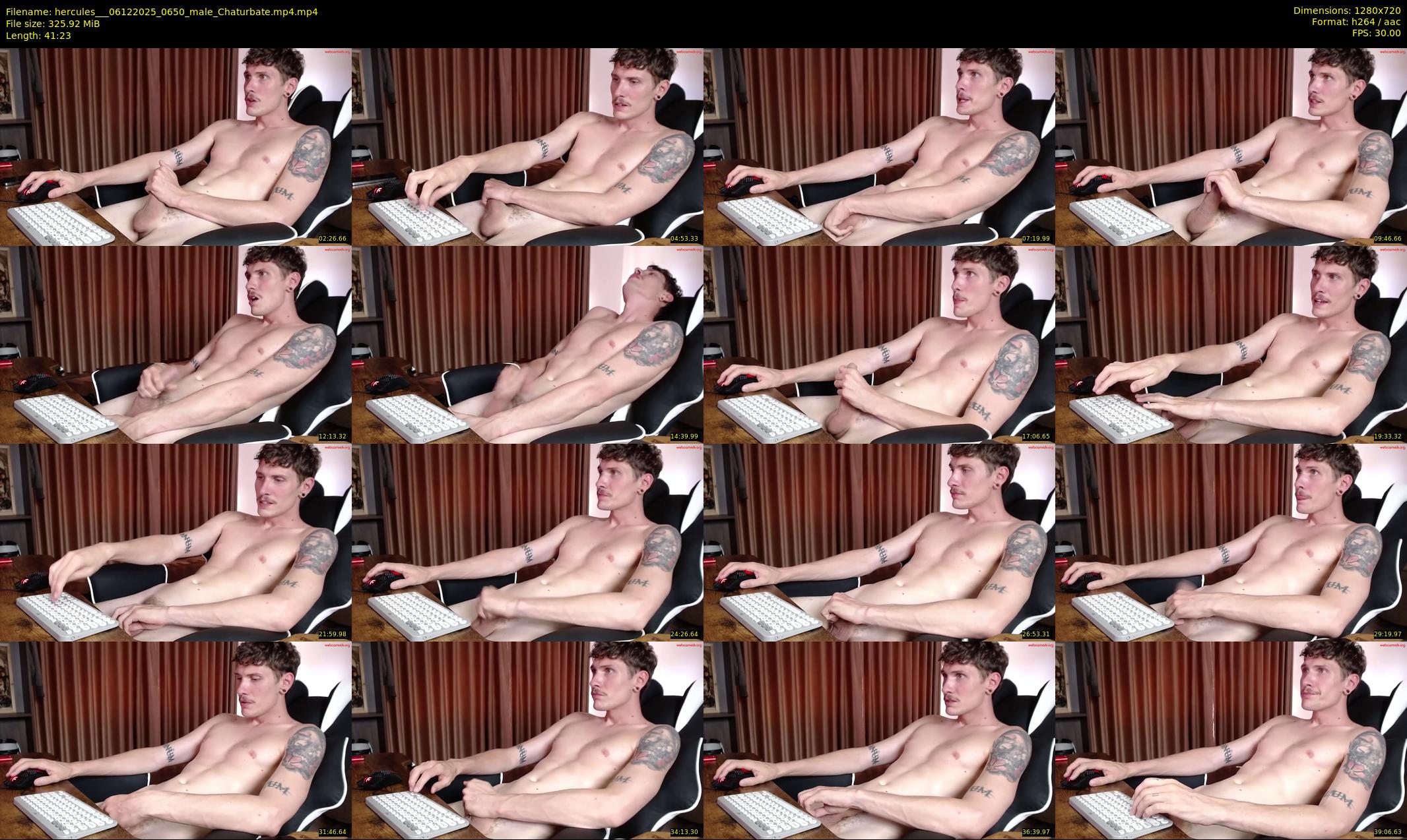 hercules__ — 42 minute Chaturbate male cam show recording, 720p, Dec 6, 2025
