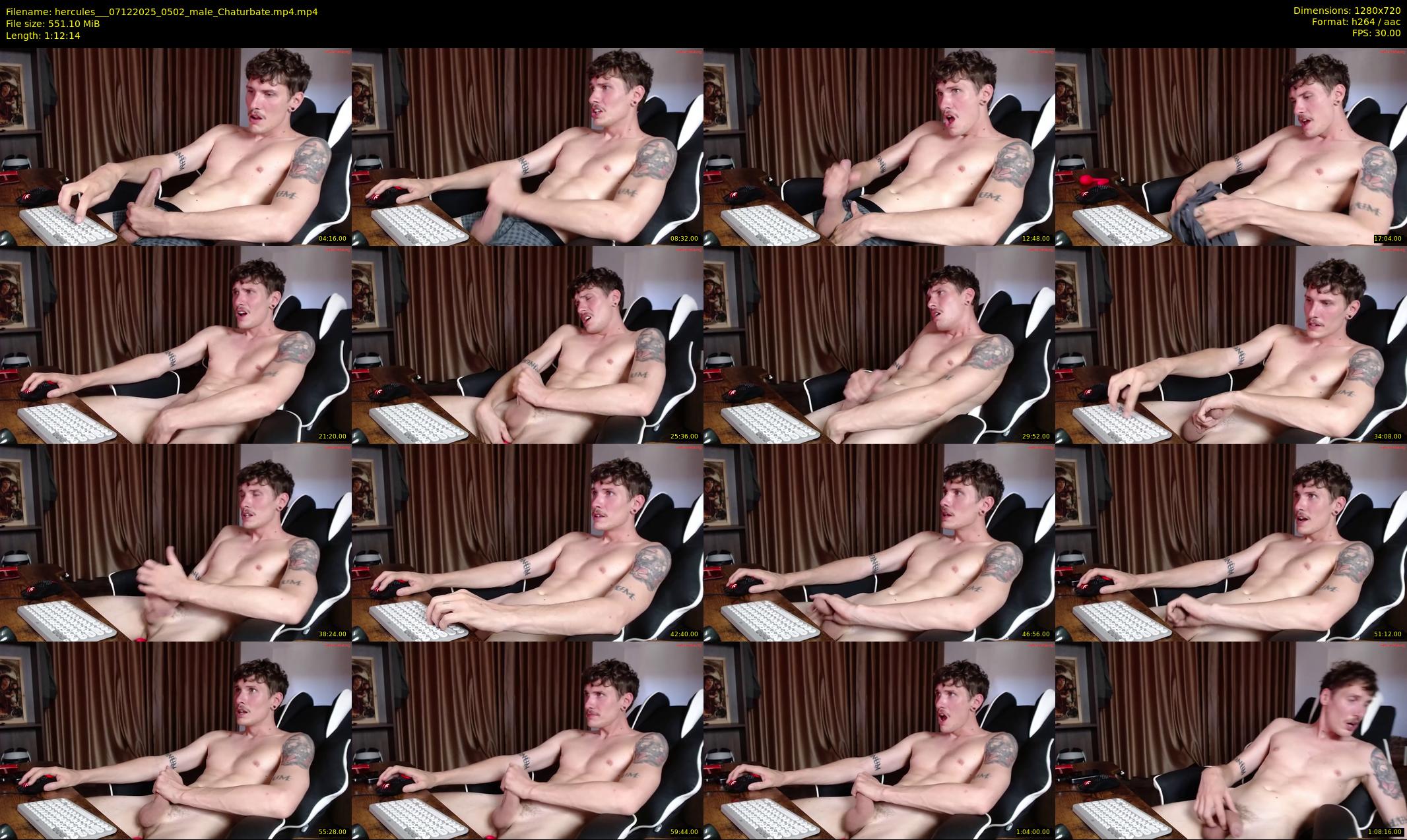 hercules__ — 73 minute Chaturbate male cam show recording, 720p, Dec 7, 2025