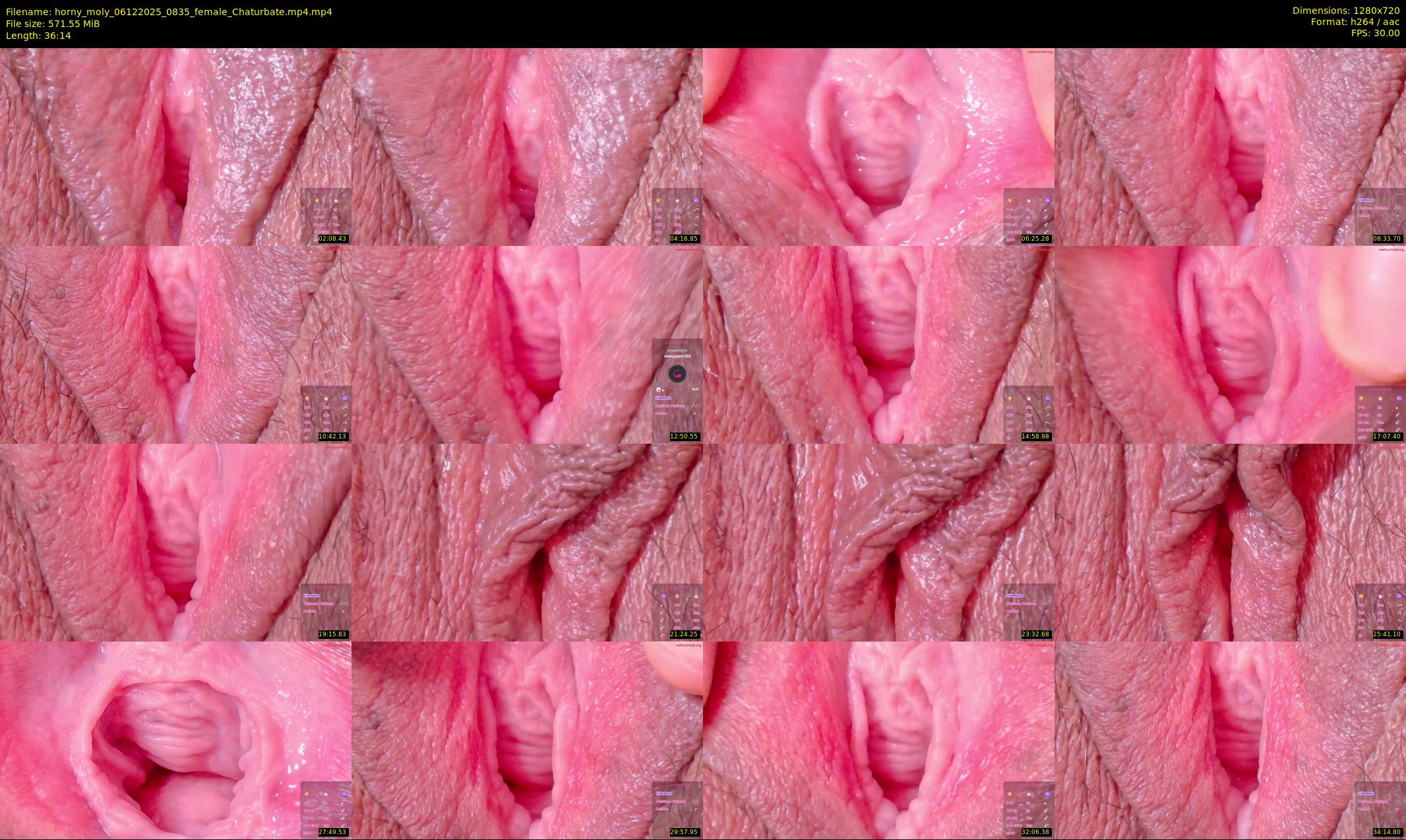 horny_moly — 37 minute Chaturbate female cam show recording, 720p, Dec 6, 2025