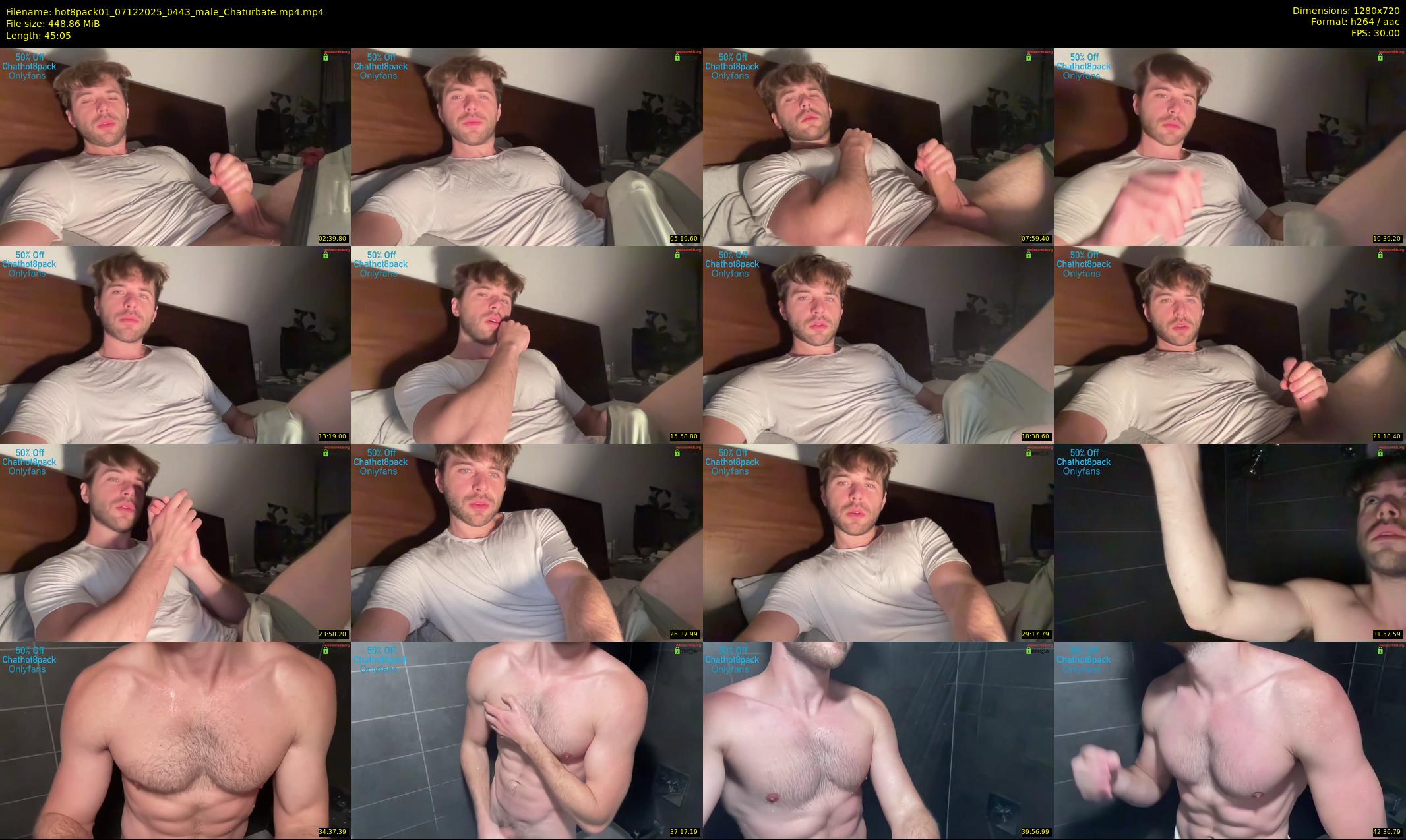 hot8pack01 — 46 minute Chaturbate male cam show recording, 720p, Dec 7, 2025