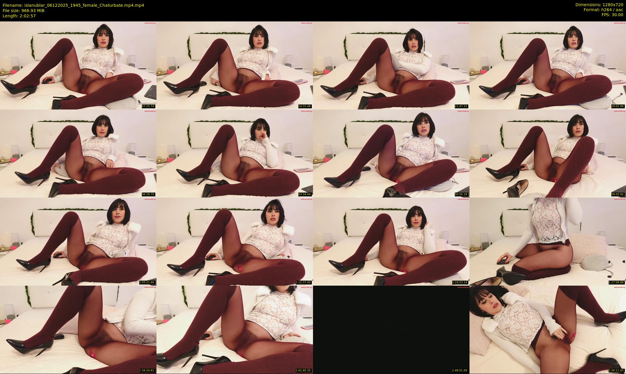 islanublar — 123 minute Chaturbate female cam show recording, 720p, Dec 6, 2025