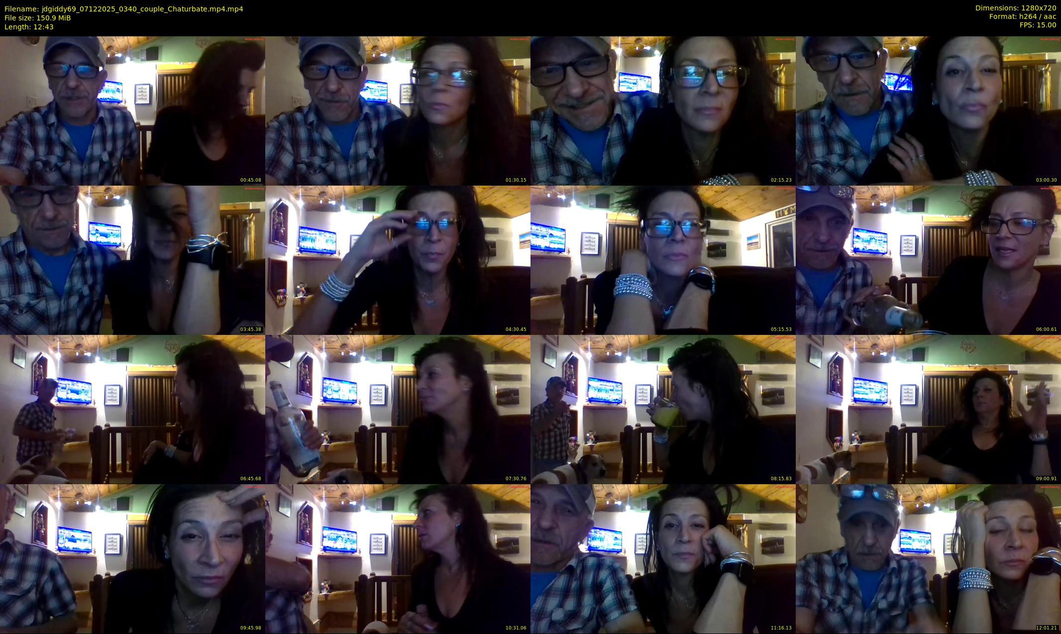 jdgiddy69 — 13 minute Chaturbate couple cam show recording, 720p, Dec 7, 2025