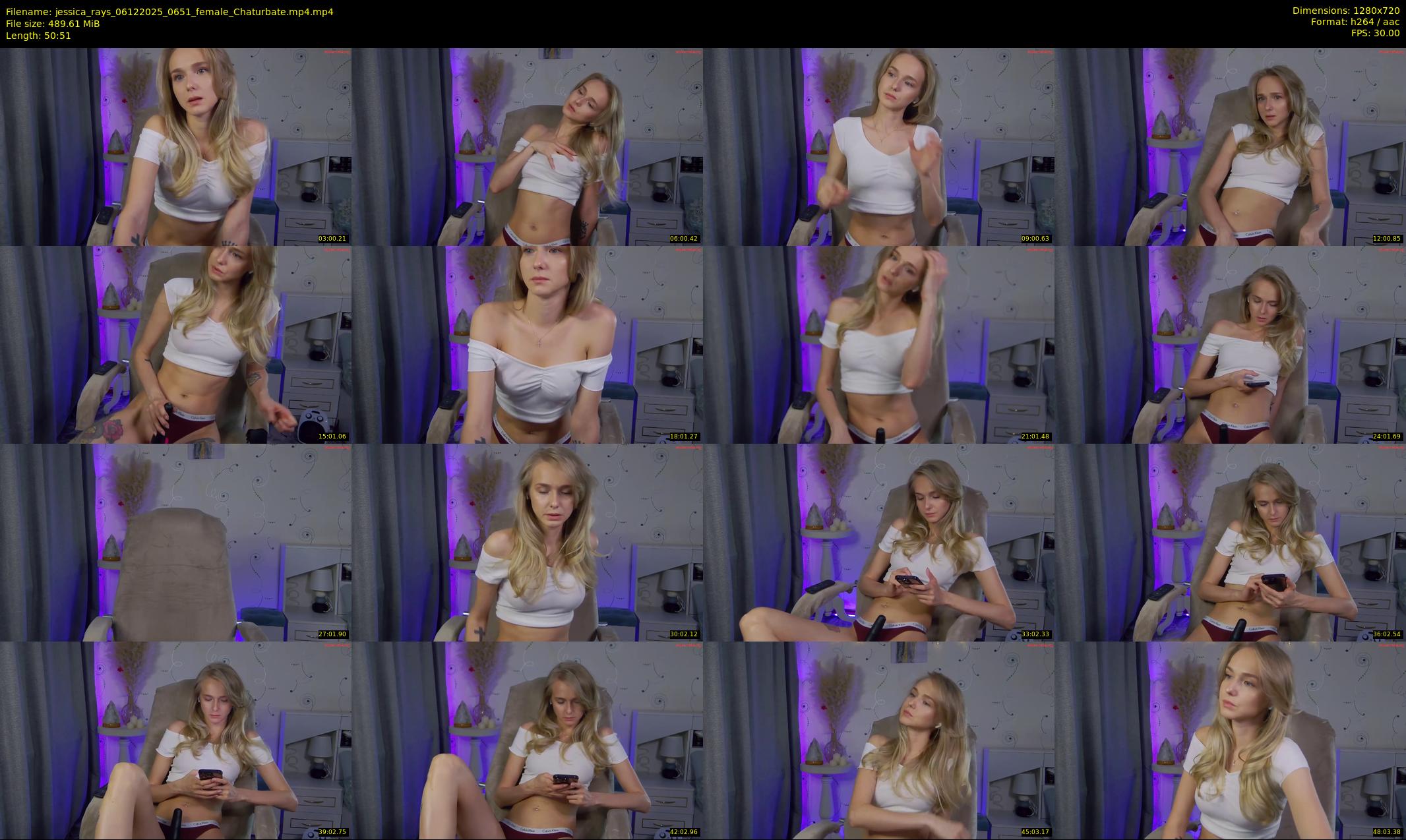 jessica_rays — 51 minute Chaturbate couple cam show recording, 720p, Dec 6, 2025