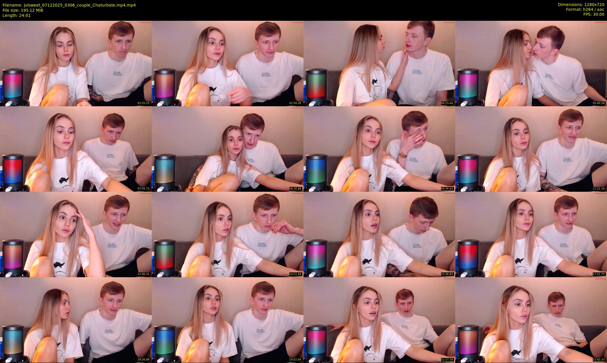julsweet — 25 minute Chaturbate male cam show recording, 720p, Dec 7, 2025