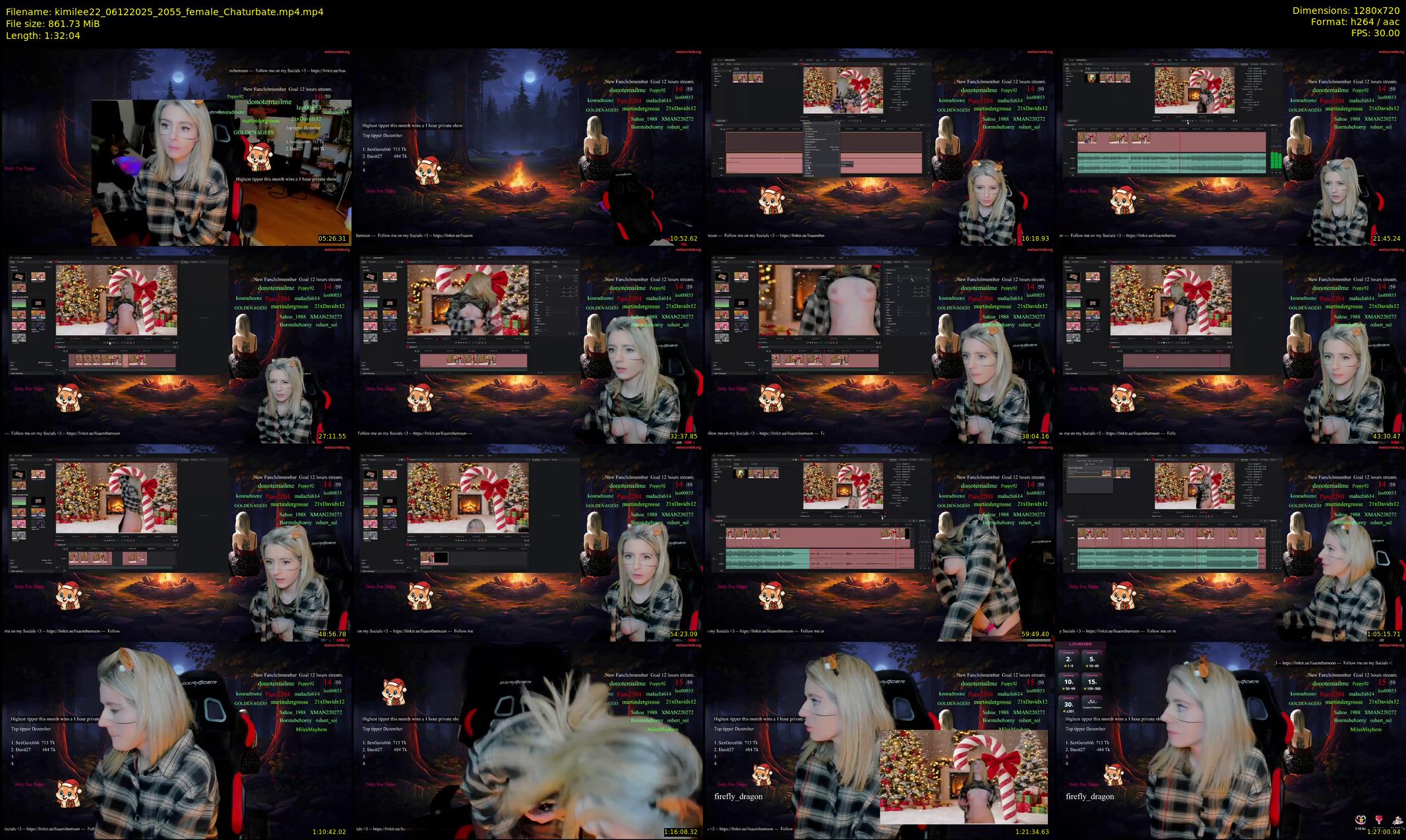 kimilee22 — 93 minute Chaturbate female cam show recording, 720p, Dec 6, 2025