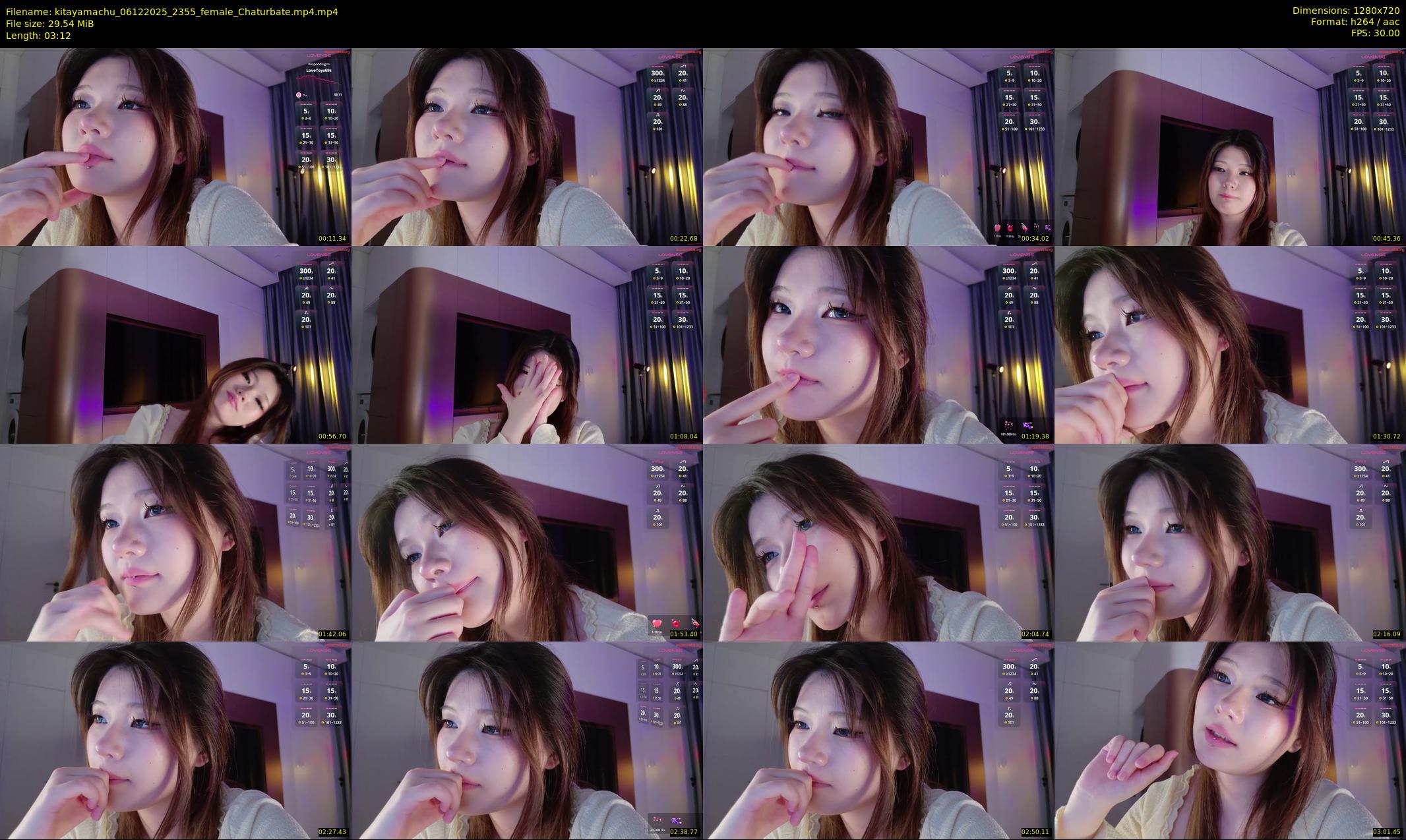 kitayamachu — 4 minute Chaturbate female cam show recording, 720p, Dec 6, 2025
