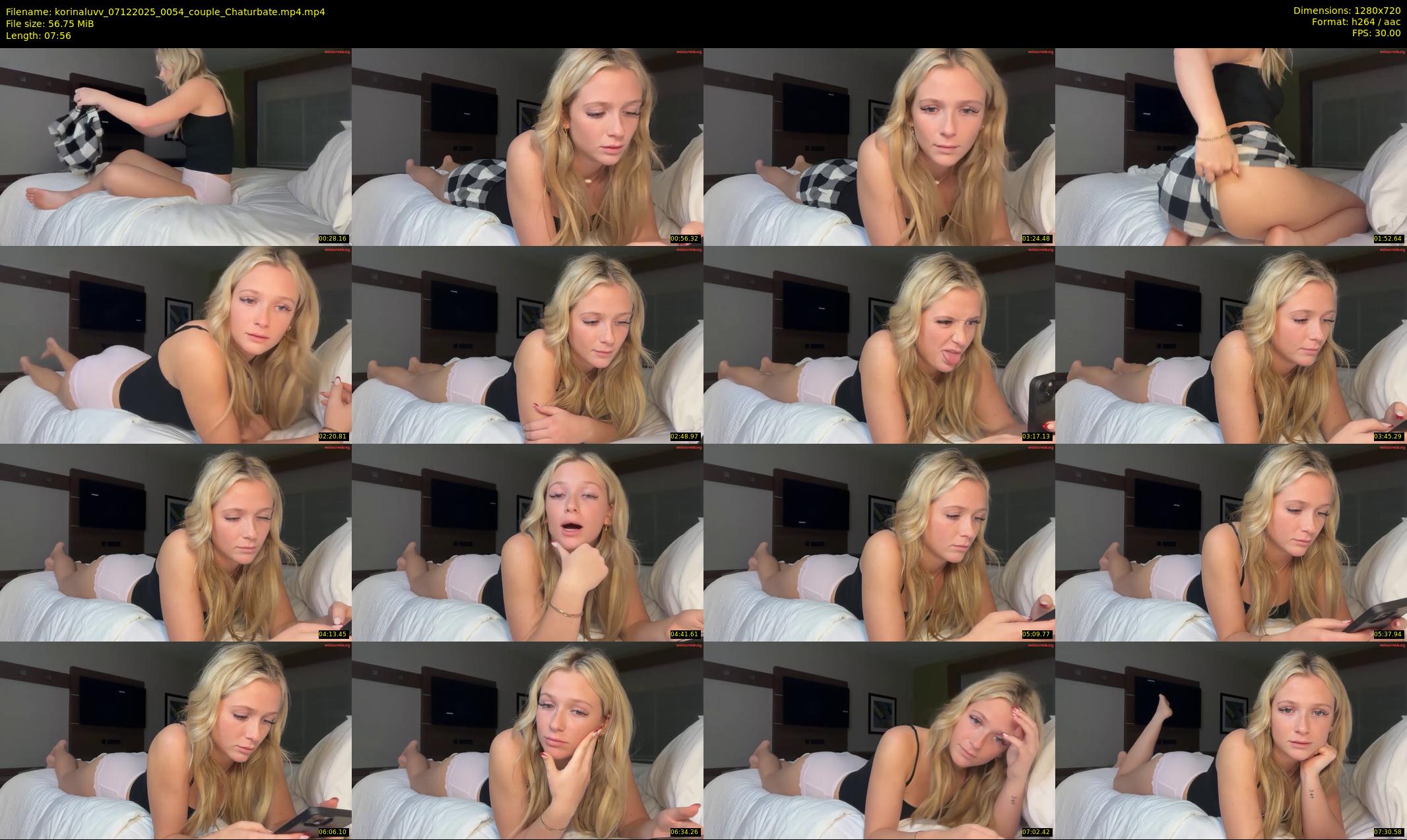 korinaluvv — 8 minute Chaturbate female cam show recording, 720p, Dec 7, 2025