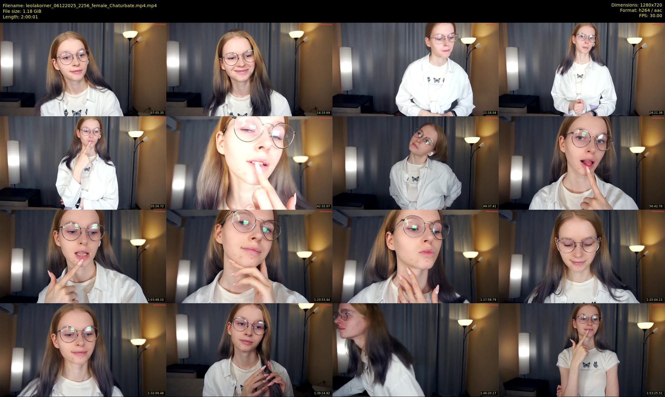 leolakorner — 121 minute Chaturbate female cam show recording, 720p, Dec 6, 2025