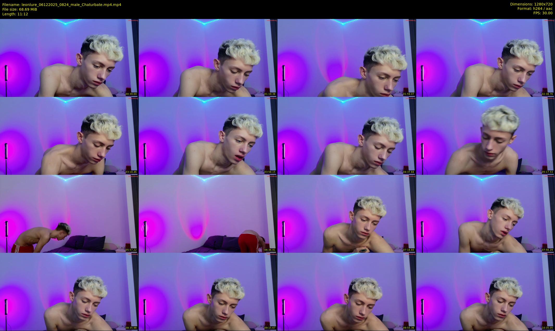 leonlure — 12 minute Chaturbate male cam show recording, 720p, Dec 6, 2025