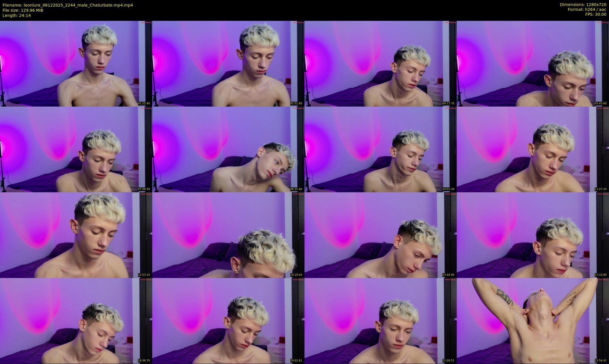 leonlure — 25 minute Chaturbate male cam show recording, 720p, Dec 6, 2025