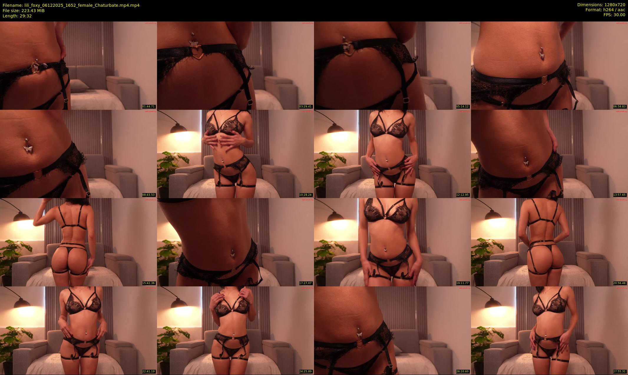 lili_foxy — 30 minute Chaturbate female cam show recording, 720p, Dec 6, 2025