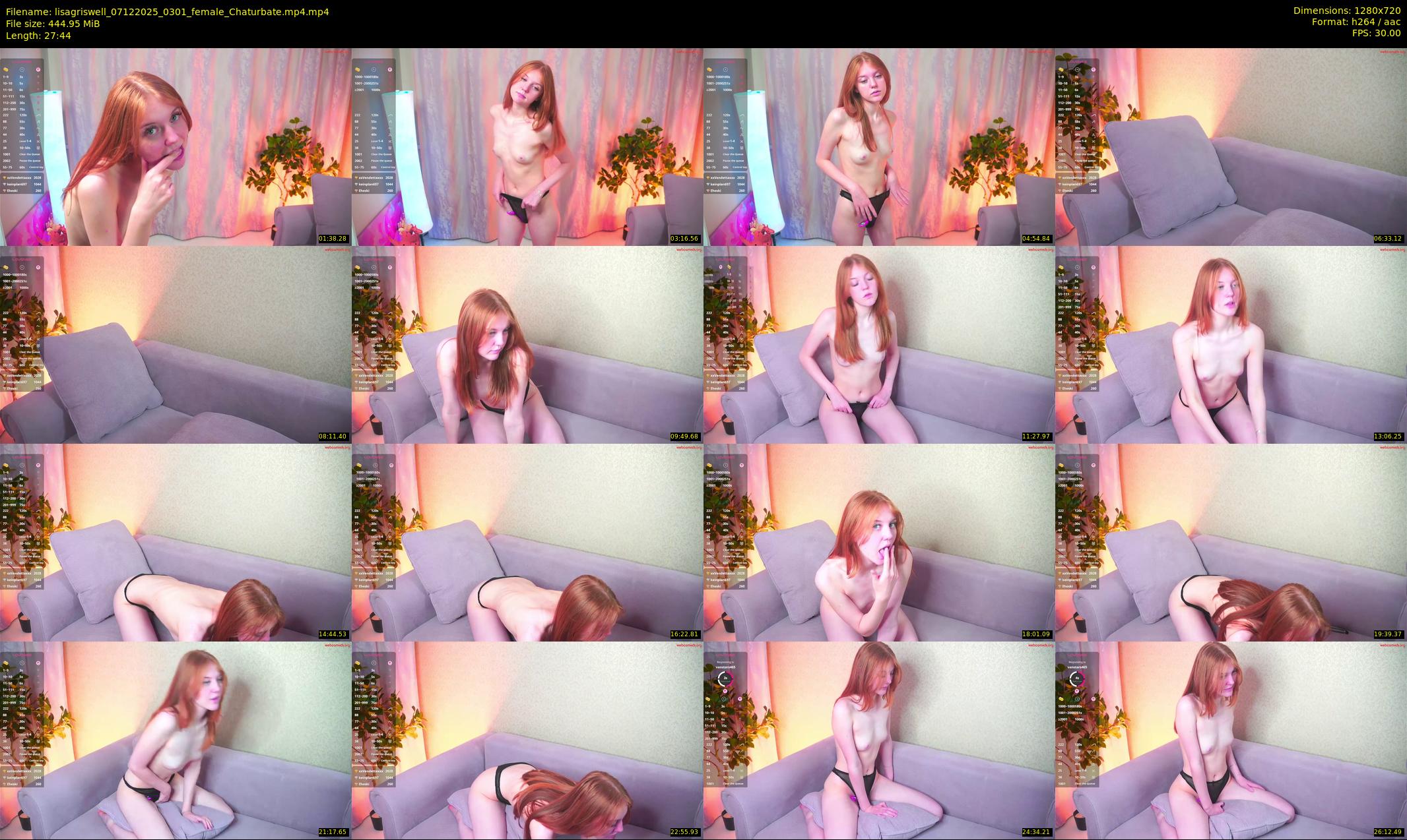 lisagriswell — 28 minute Chaturbate female cam show recording, 720p, Dec 7, 2025