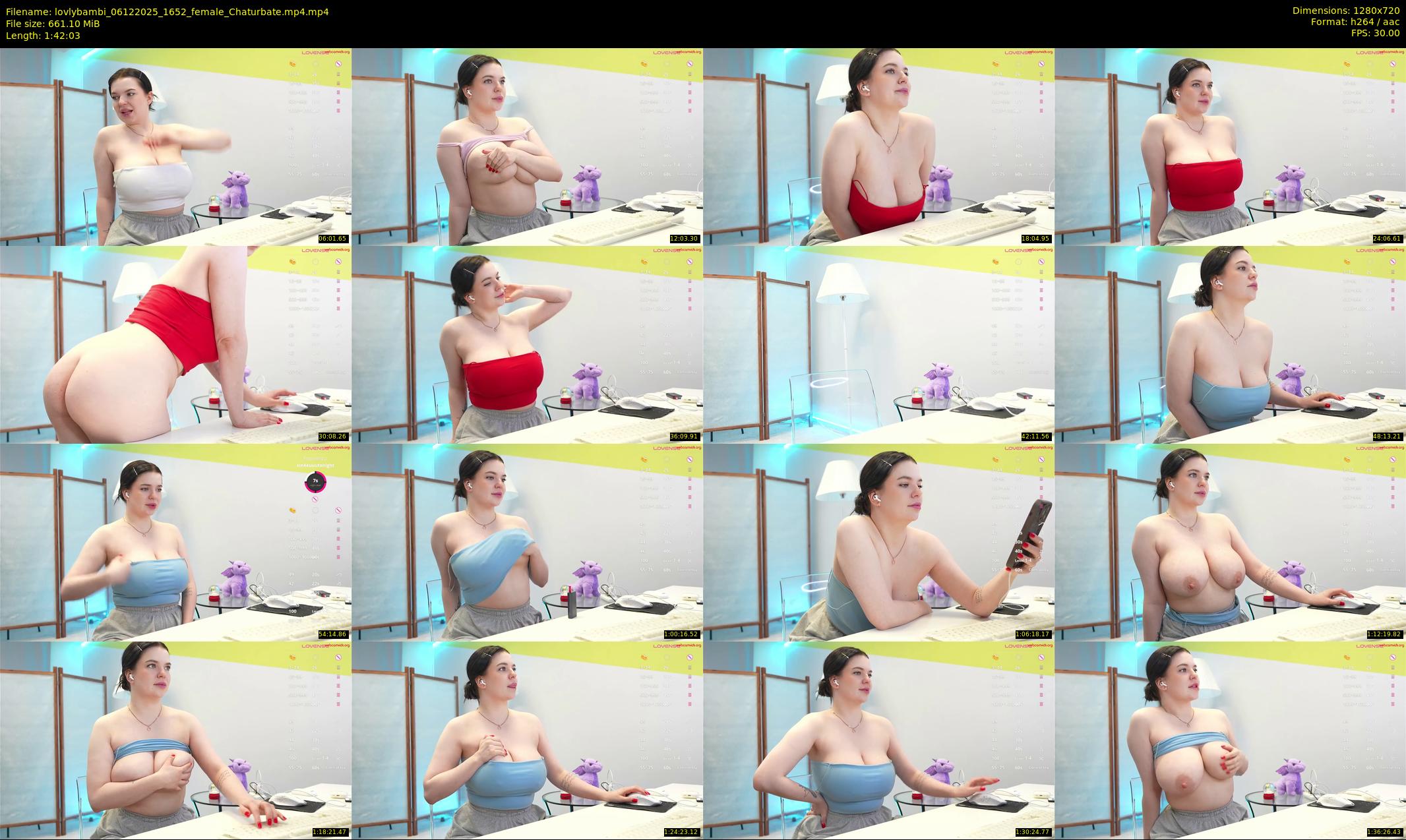 lovlybambi — 103 minute Chaturbate female cam show recording, 720p, Dec 6, 2025