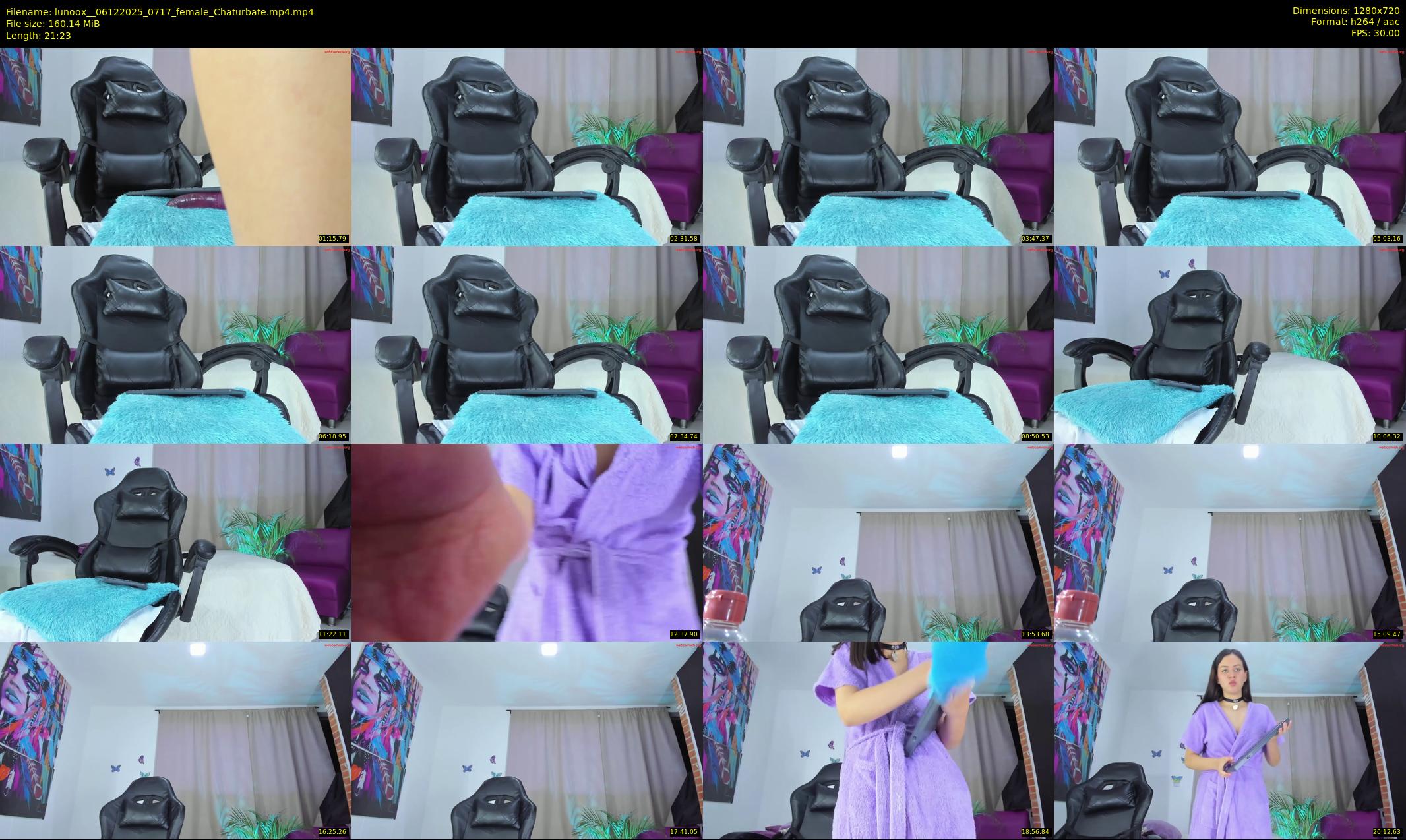 lunoox_ — 22 minute Chaturbate female cam show recording, 720p, Dec 6, 2025