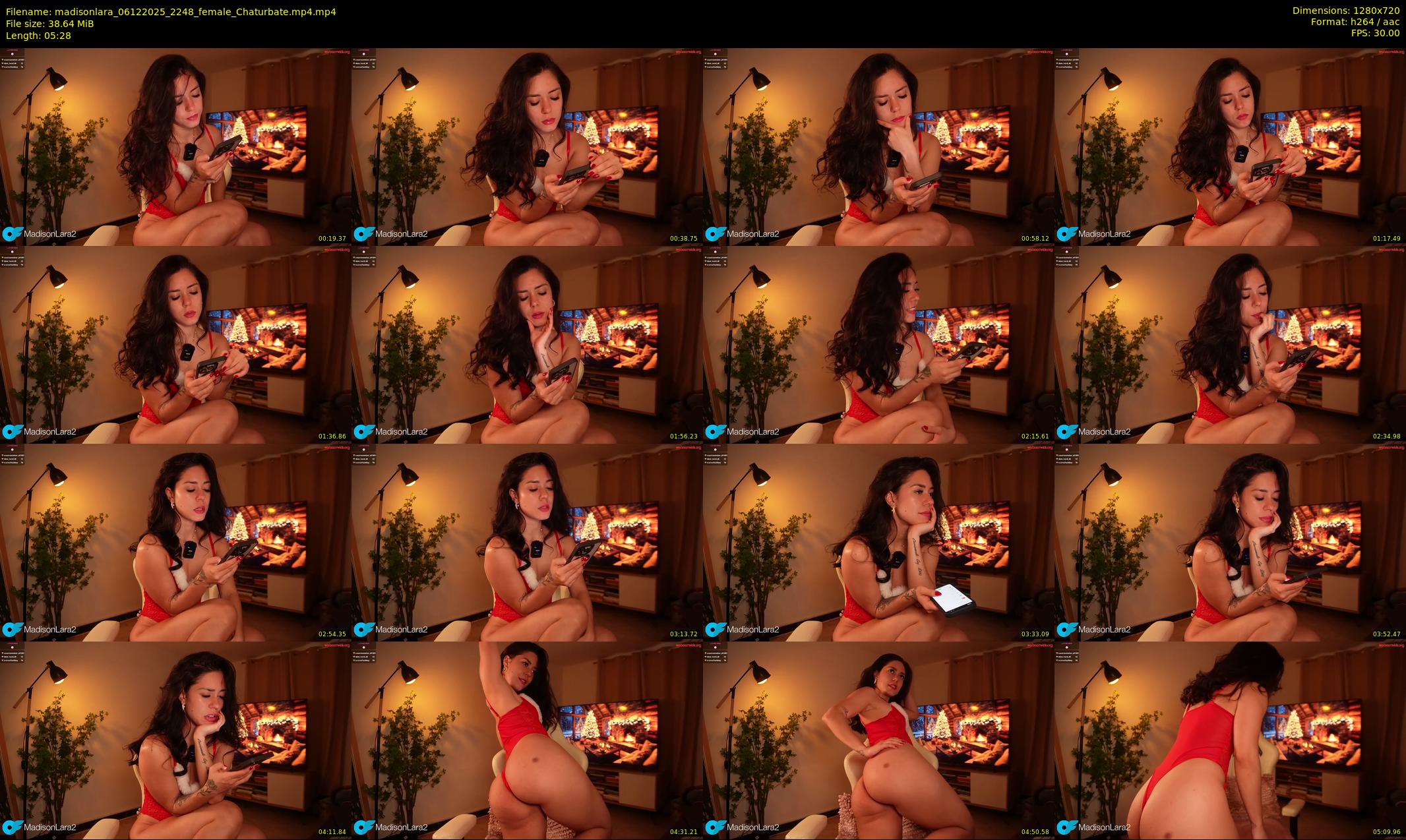 madisonlara — 6 minute Chaturbate female cam show recording, 720p, Dec 6, 2025