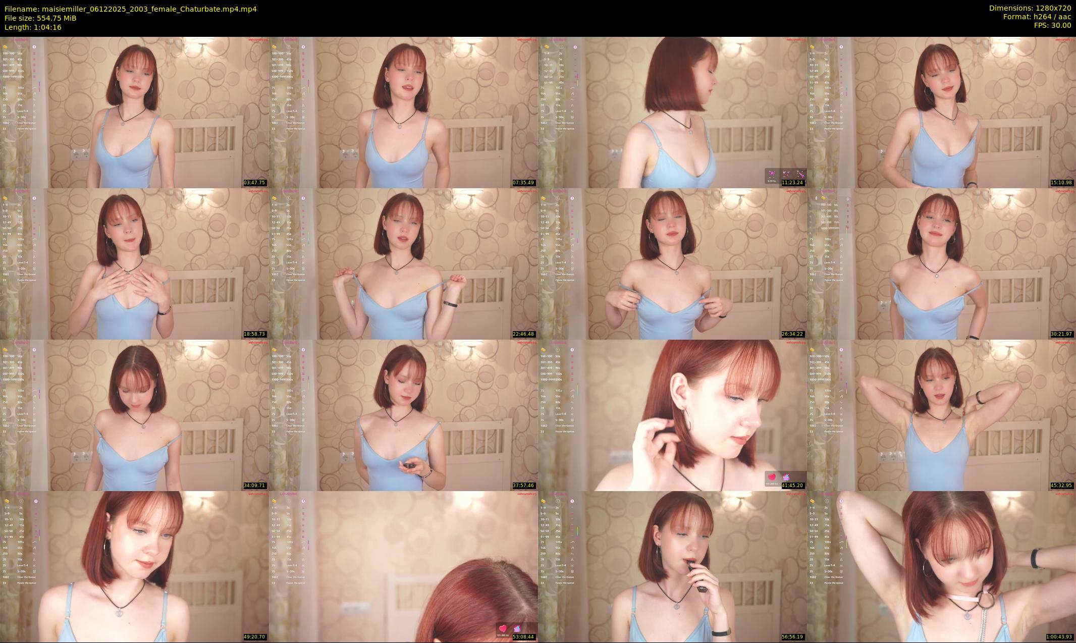 maisiemiller — 65 minute Chaturbate female cam show recording, 720p, Dec 6, 2025