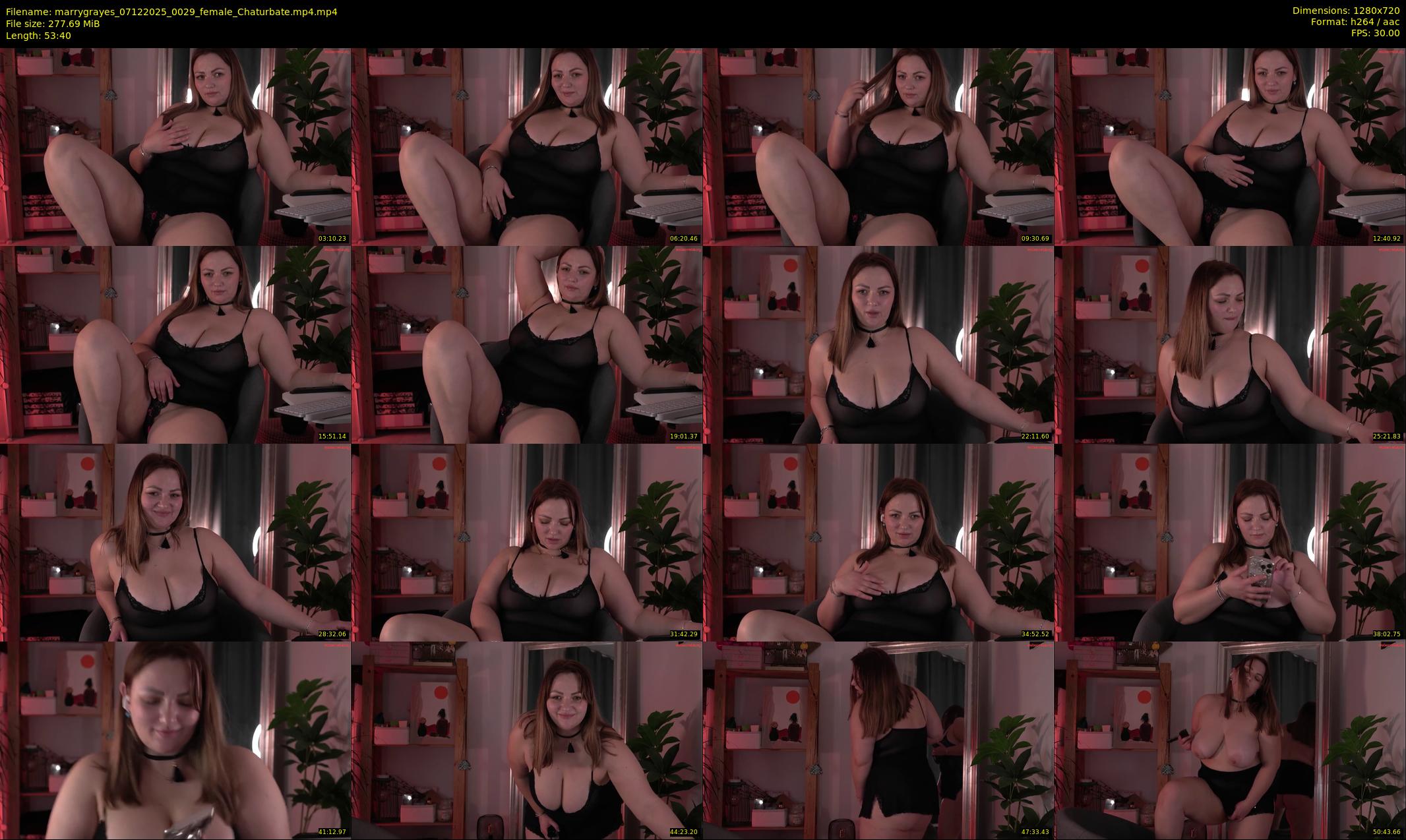 marrygrayes — 54 minute Chaturbate female cam show recording, 720p, Dec 7, 2025