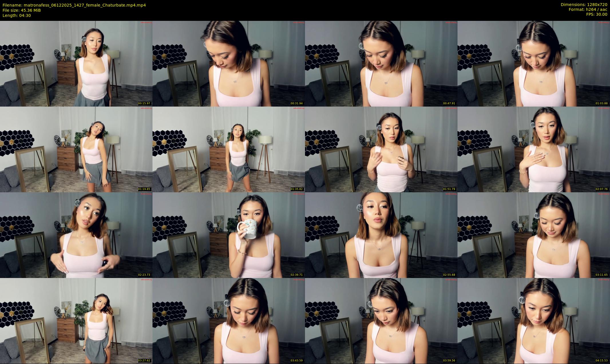 matronafess — 5 minute Chaturbate female cam show recording, 720p, Dec 6, 2025