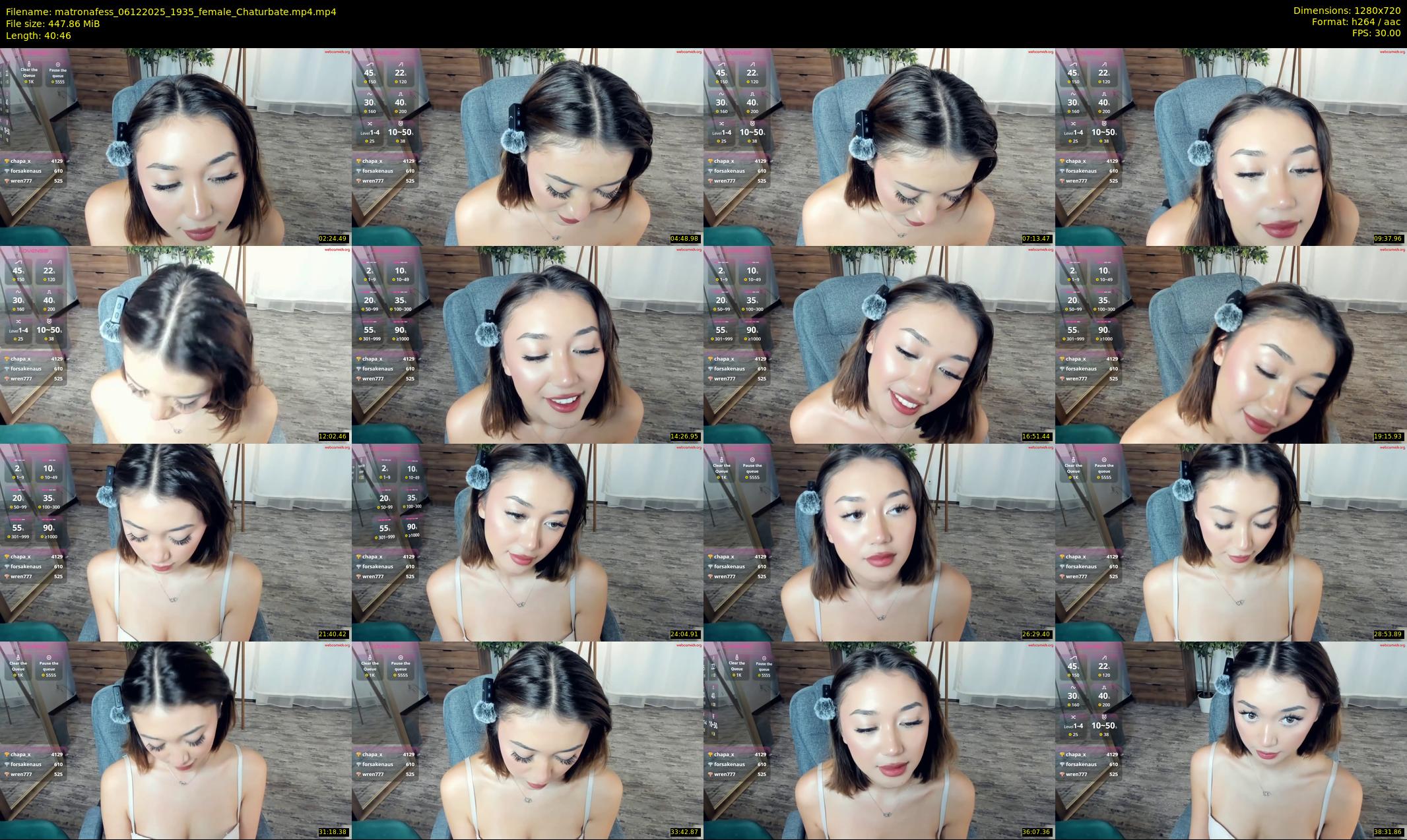 matronafess — 41 minute Chaturbate female cam show recording, 720p, Dec 6, 2025
