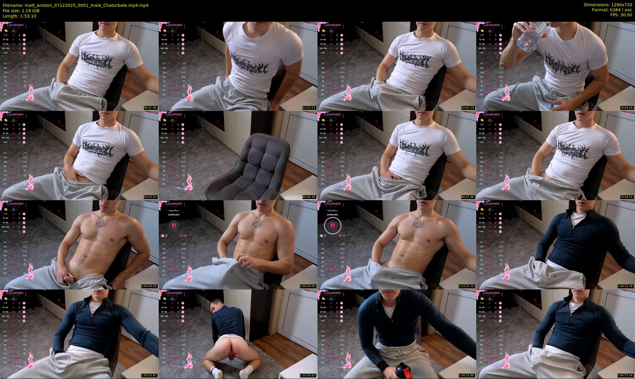 matt_aniston — 114 minute Chaturbate male cam show recording, 720p, Dec 7, 2025